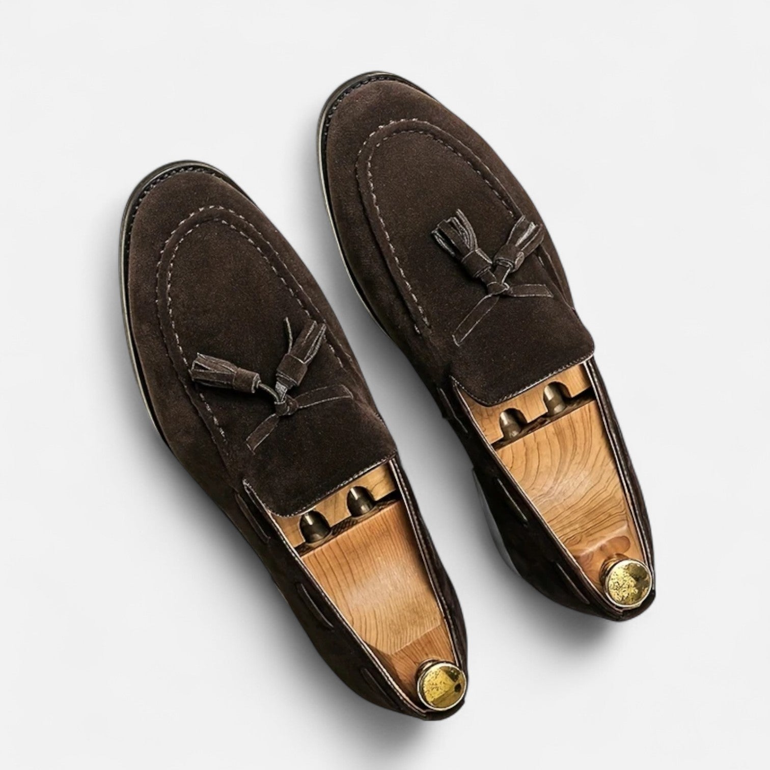 Maisonancien | Męskie loafersy tassel – skórzany Oxford szyk