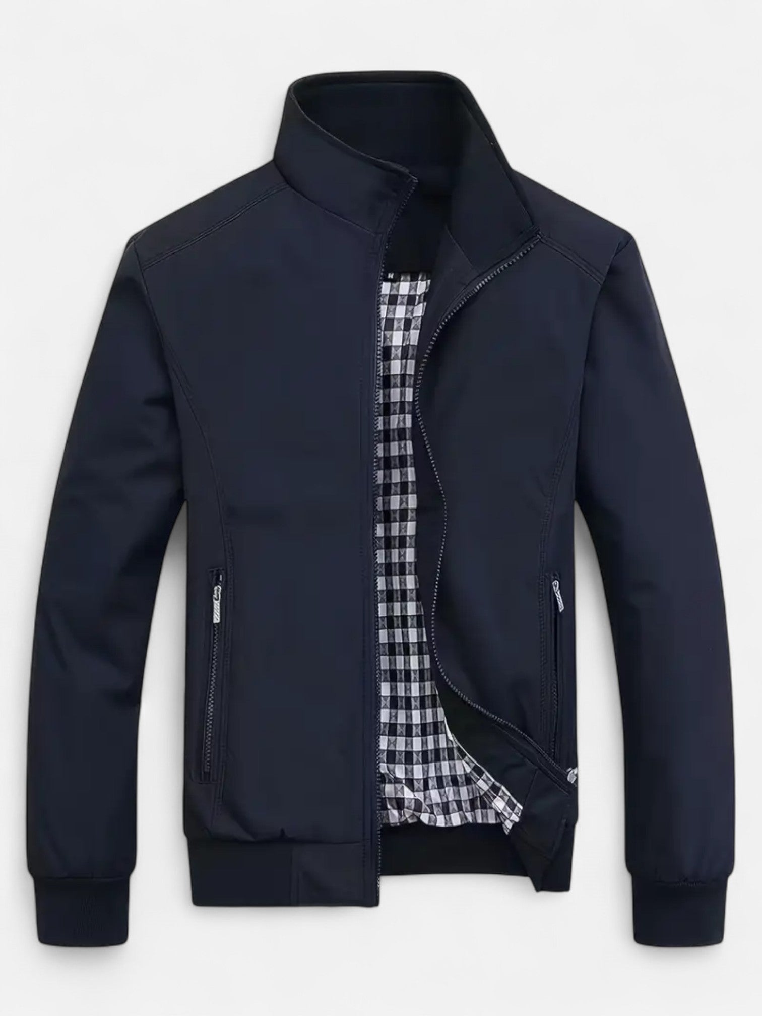 Maisonancien | Męska bomberka w odcieniu jasnej szarości