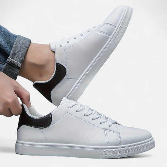 Maisonancien | Męskie sneakersy ze skóry – komfortowy preppy szyk