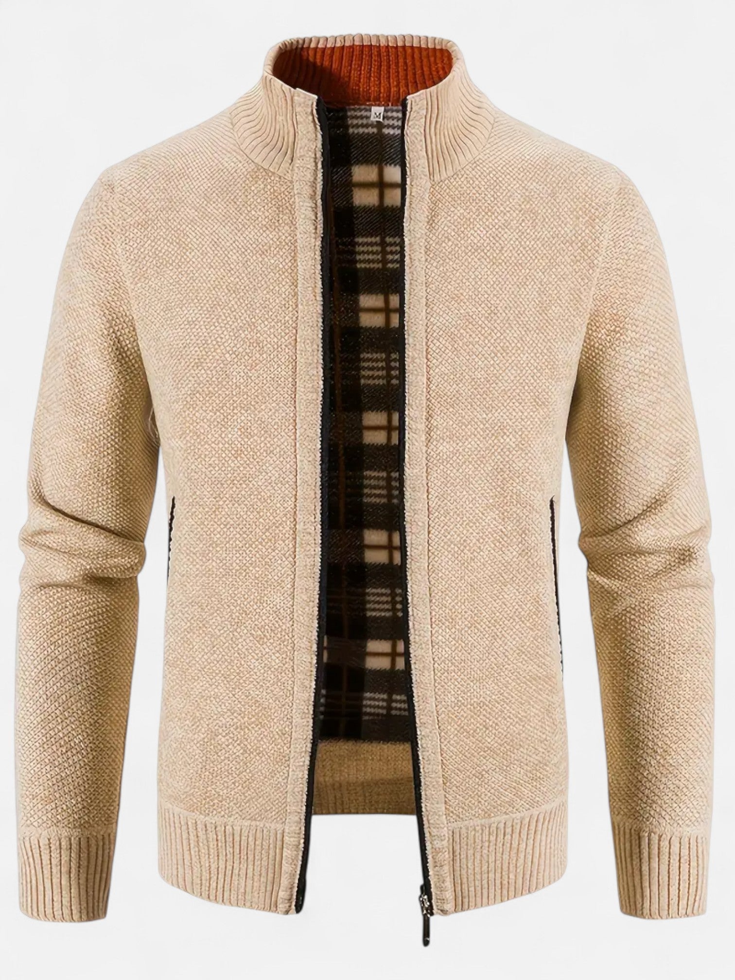 Maisonancien | Męski Sweter Zimowy na Zamek – Golf i Dzianina Premium