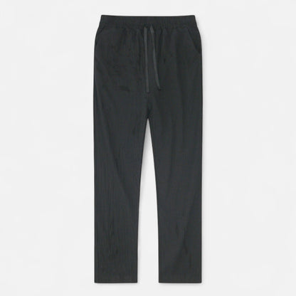 Maisonancien | Mężczyzna Casual Spodnie Ankle-Length z Elastycznym Pasem