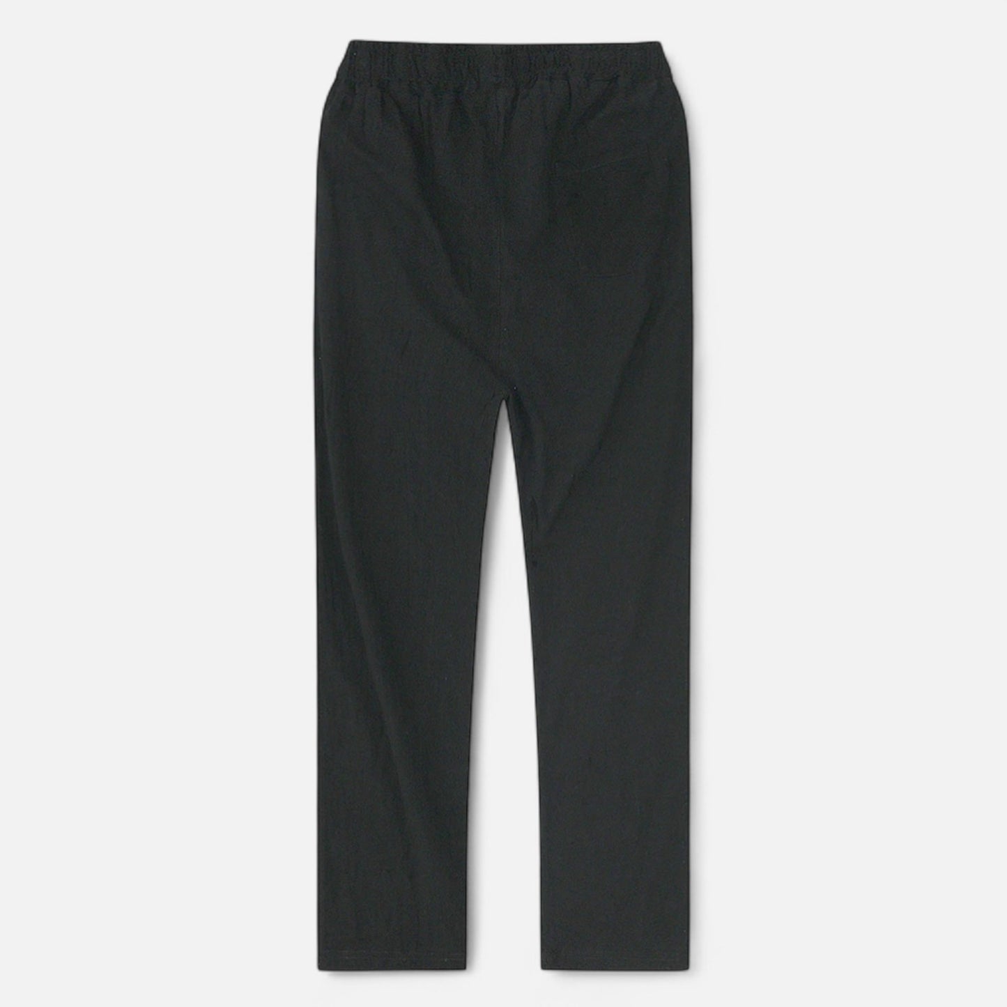 Maisonancien | Mężczyzna Casual Spodnie Ankle-Length z Elastycznym Pasem