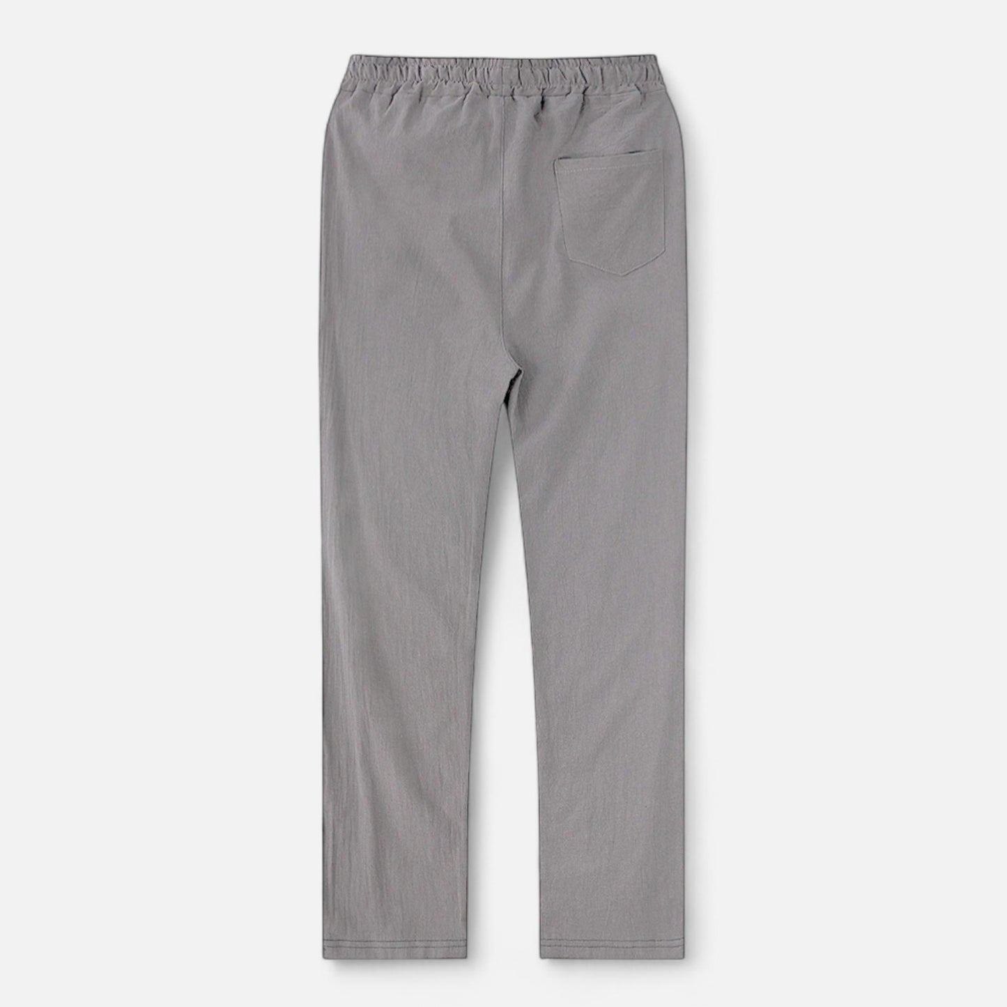 Maisonancien | Mężczyzna Casual Spodnie Ankle-Length z Elastycznym Pasem
