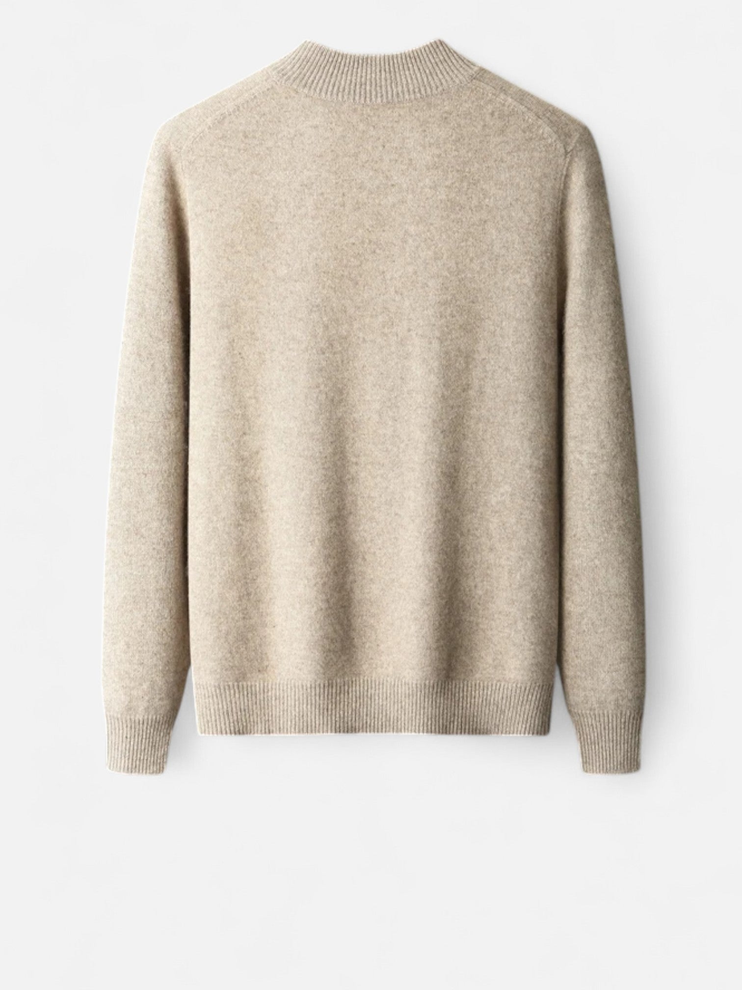 Maisonancien | Męski Sweter z Wełny Merino – Kardigan na Zamek z Kołnierzem