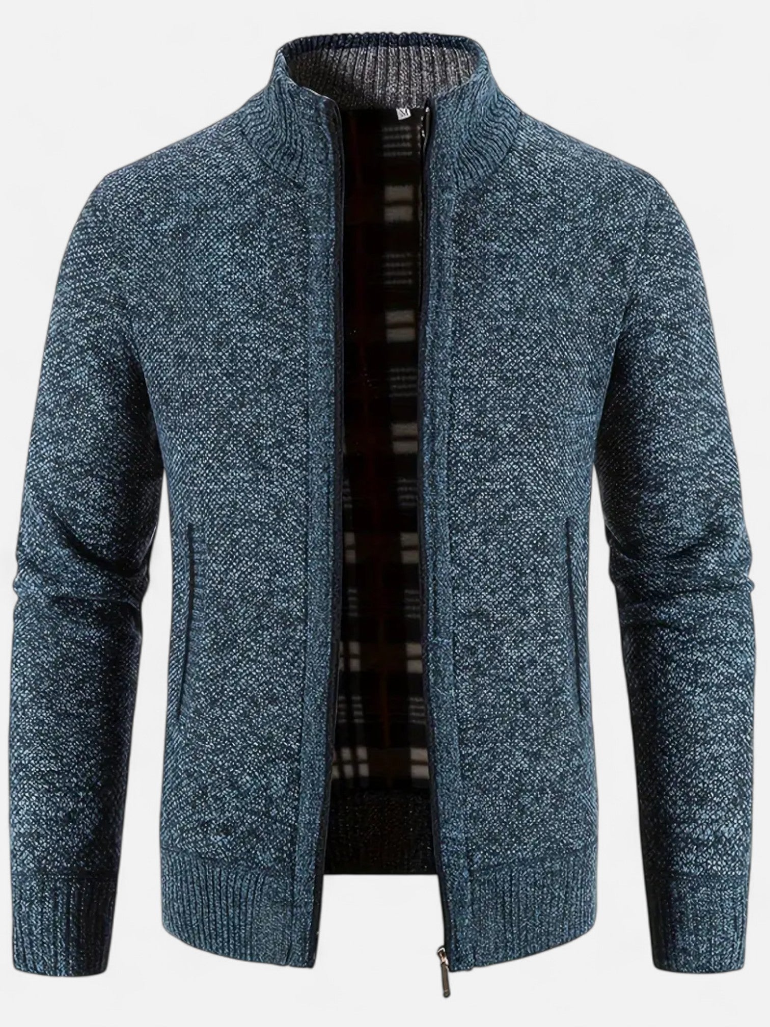 Maisonancien | Męski Sweter Zimowy na Zamek – Golf i Dzianina Premium