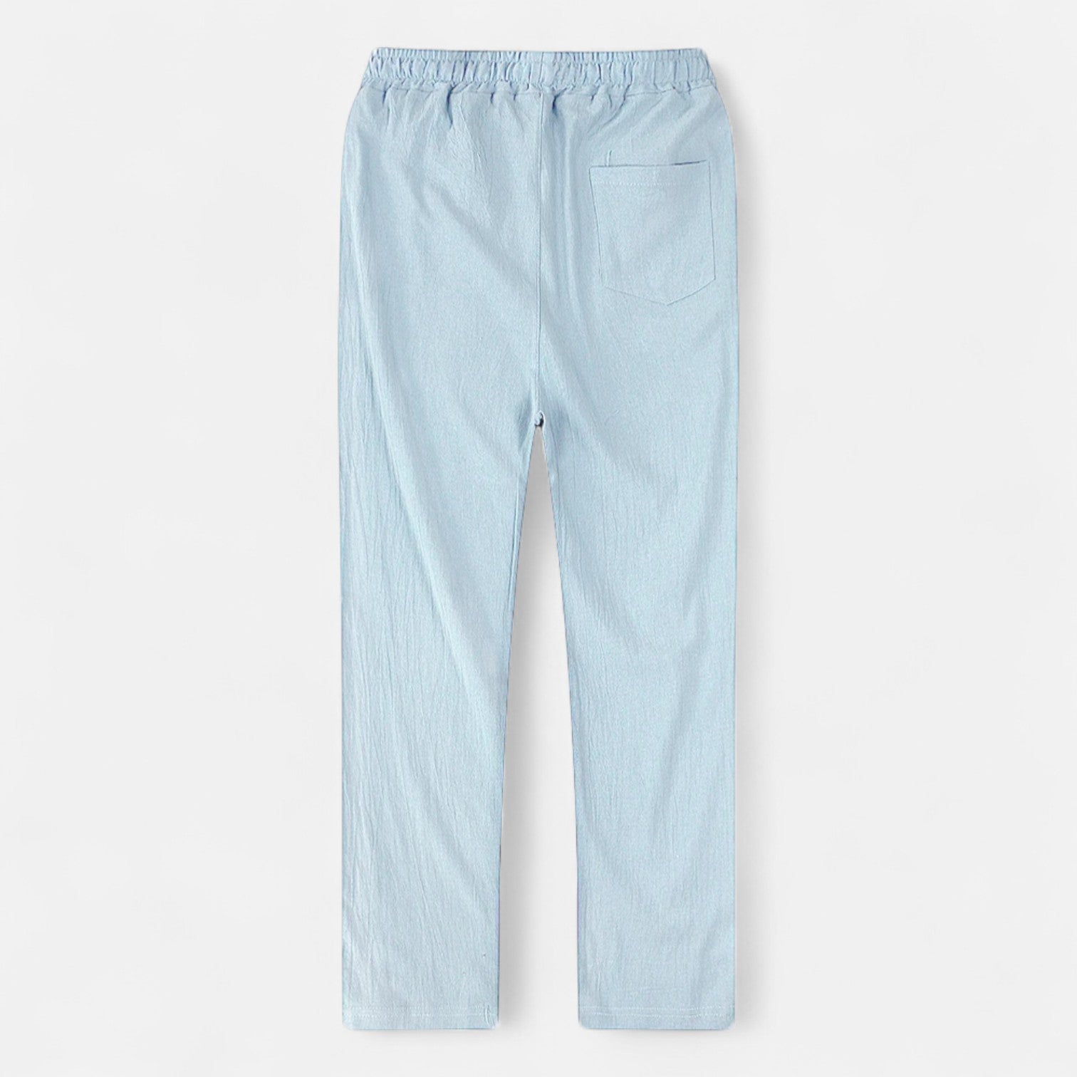 Maisonancien | Mężczyzna Casual Spodnie Ankle-Length z Elastycznym Pasem