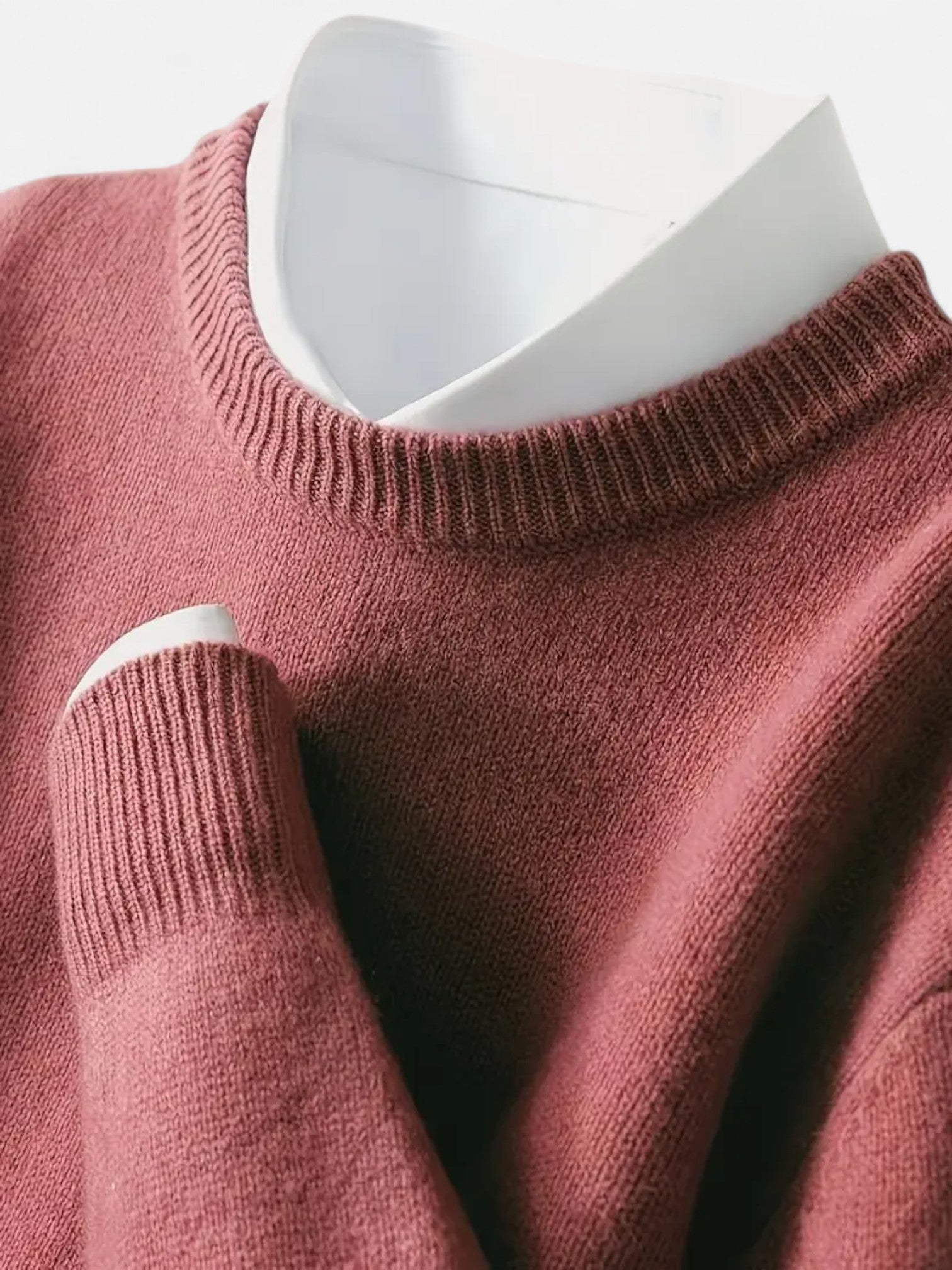 Maisonancien | Męski Sweter Crew Neck – Klasyka Jesień/Zima