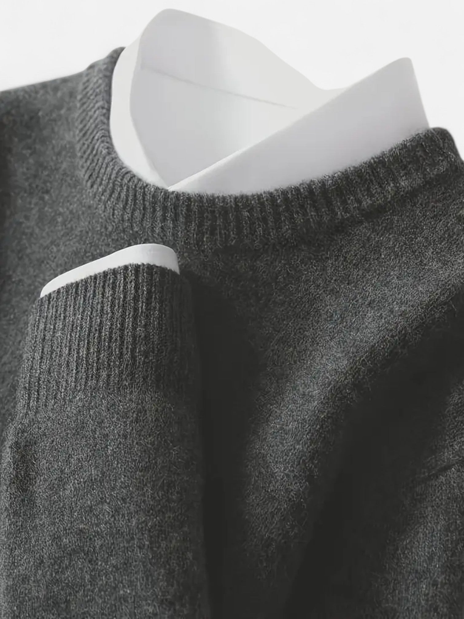 Maisonancien | Męski Sweter Crew Neck – Klasyka Jesień/Zima