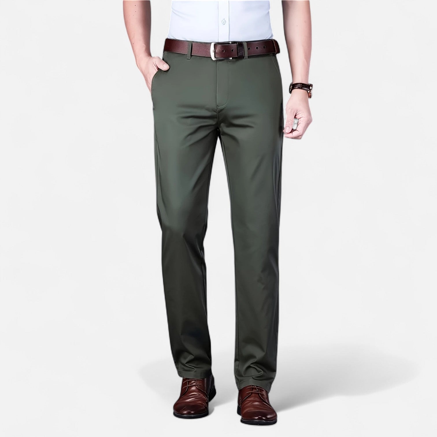 Maisonancien | Męskie spodnie business – styl angielski codzienny