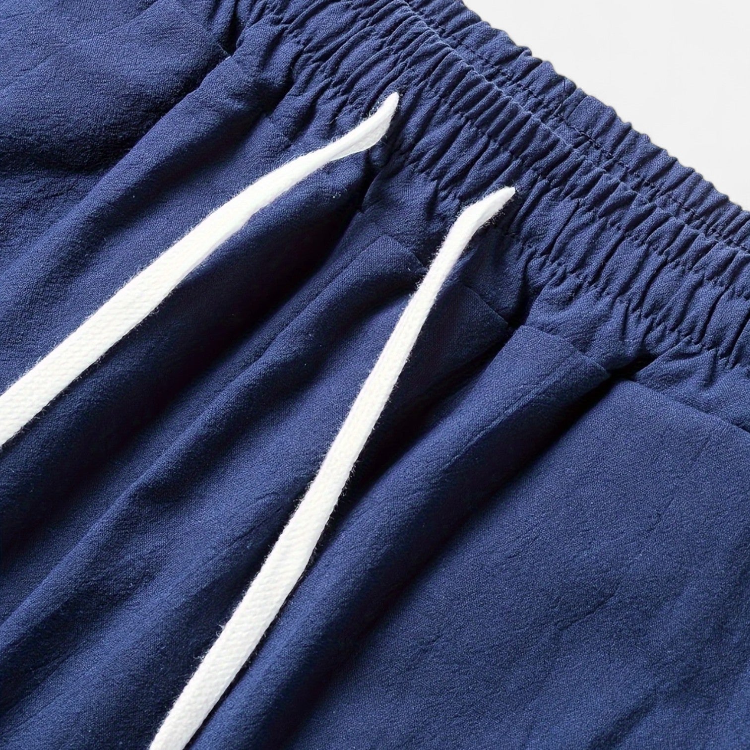 Maisonancien | Męskie spodnie lin & coton – nadmorski minimalizm