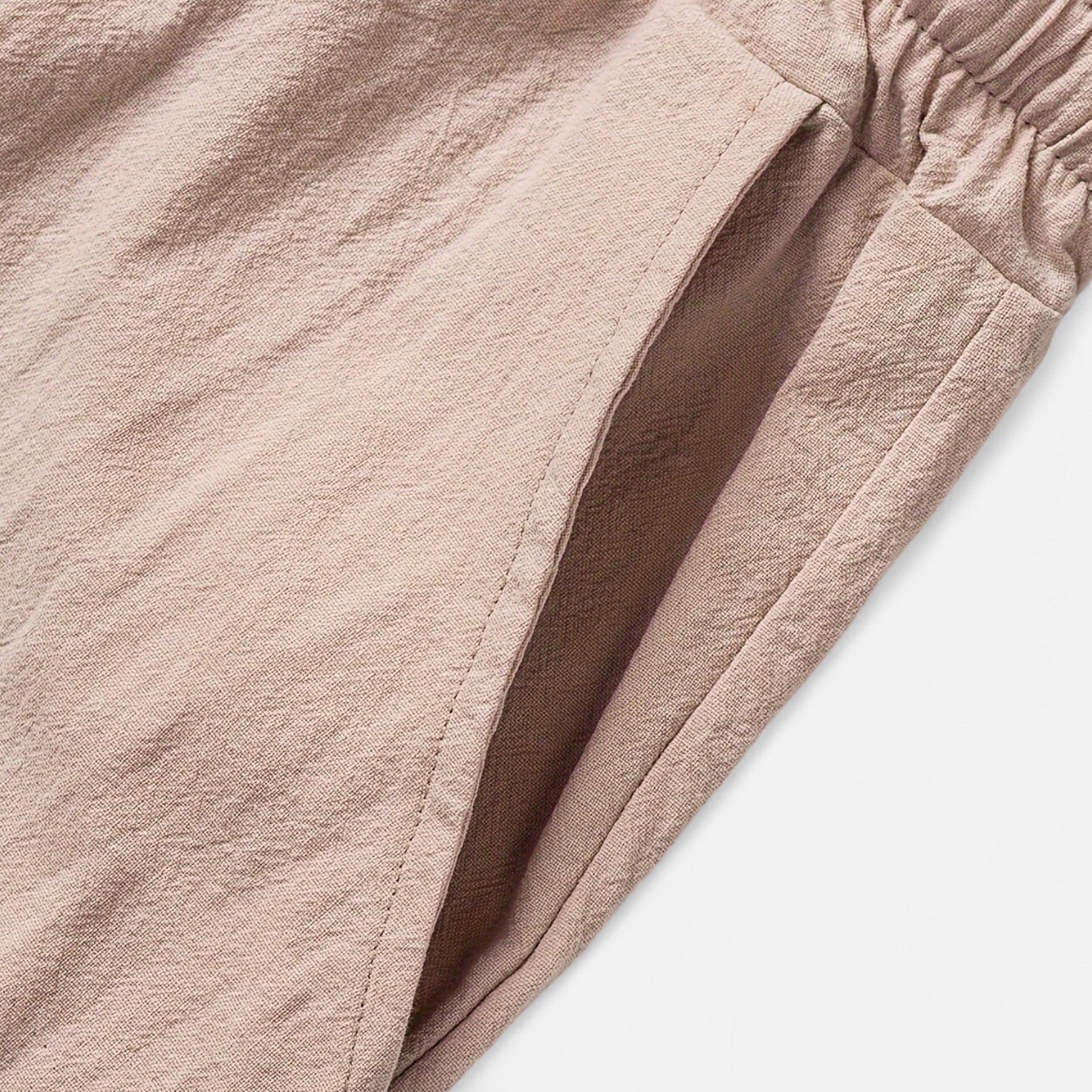 Maisonancien | Męskie spodnie lin & coton – nadmorski minimalizm