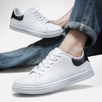 Maisonancien | Męskie sneakersy ze skóry – komfortowy preppy szyk