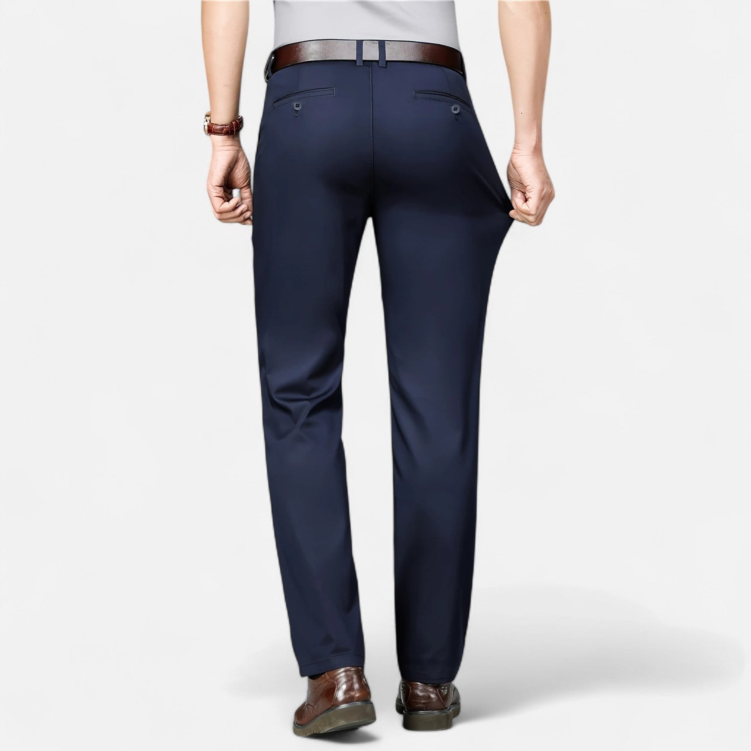 Maisonancien | Męskie spodnie business – styl angielski codzienny