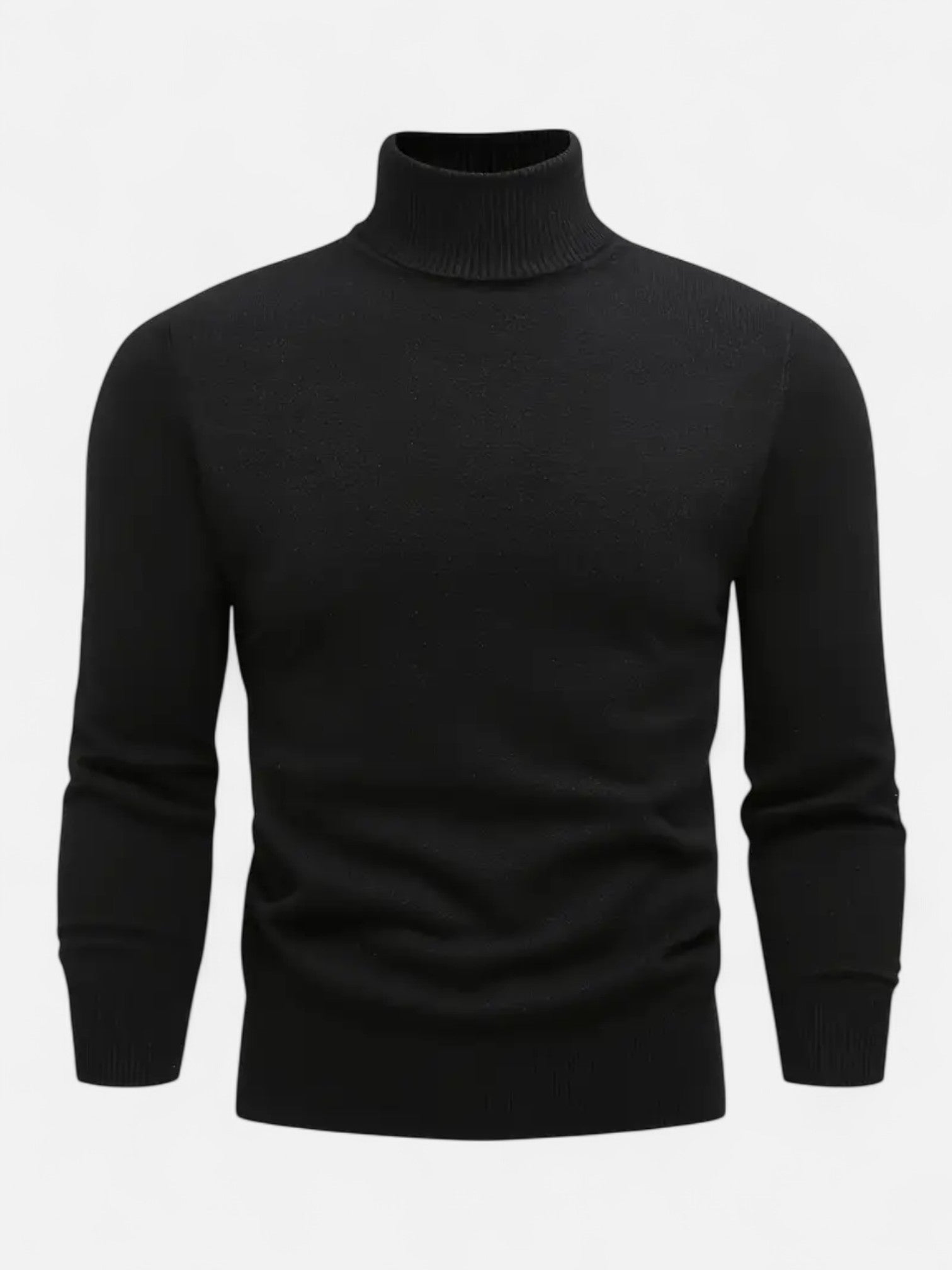 Maisonancien | Męski Sweter Zimowy – Golf High Neck Casual Elegance