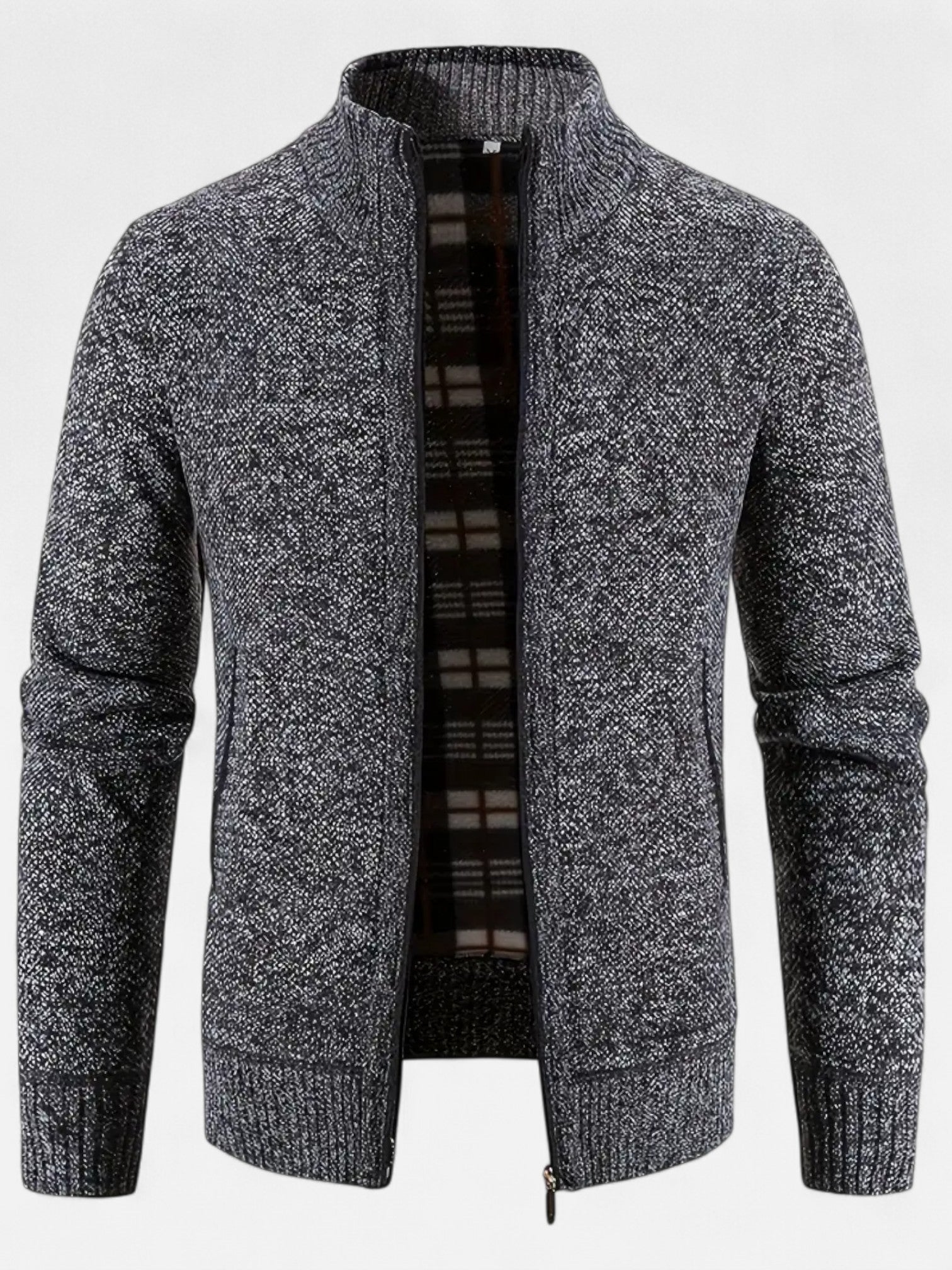 Maisonancien | Męski Sweter Zimowy na Zamek – Golf i Dzianina Premium