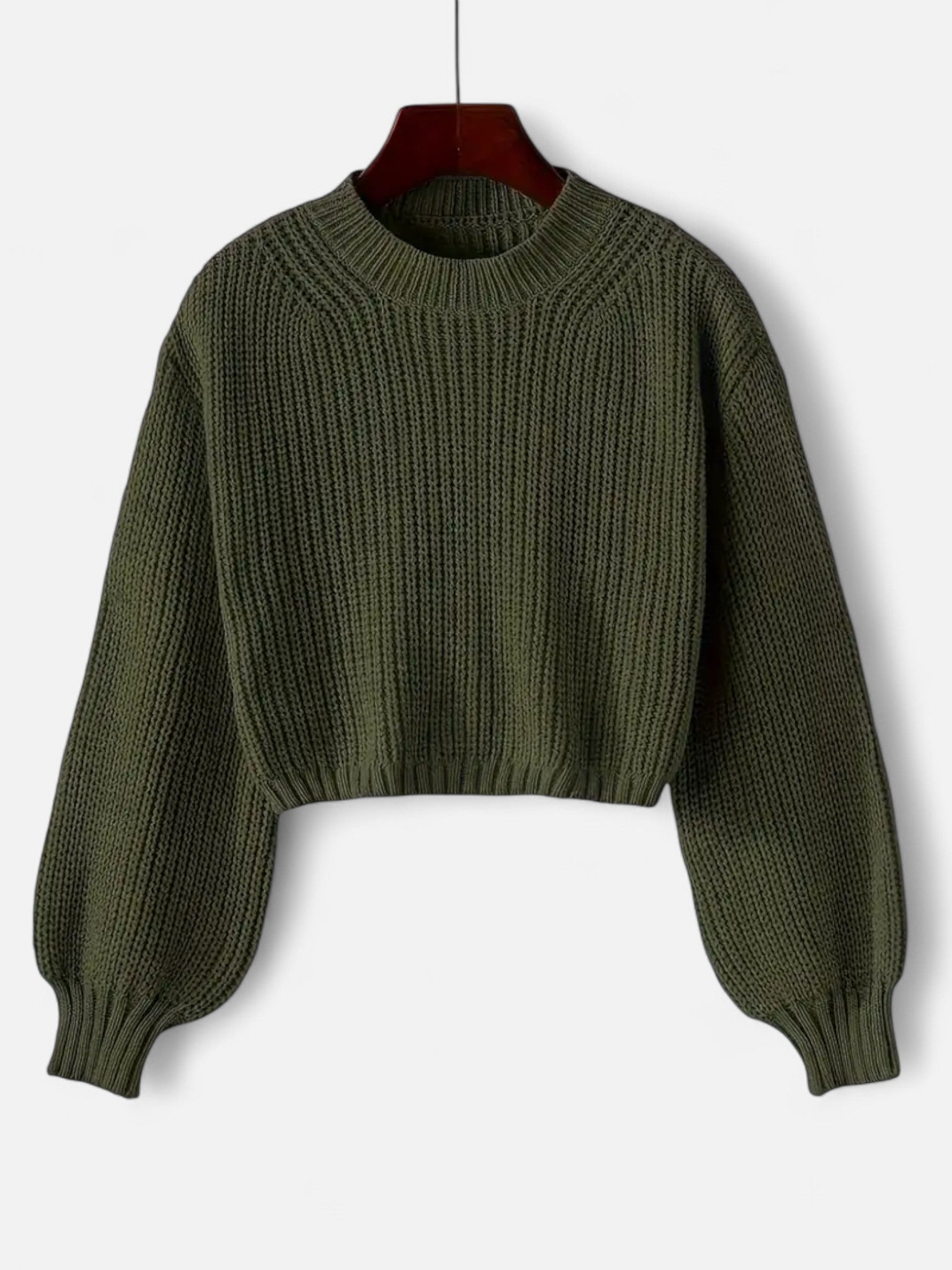 Maisonancien | Damski sweter z bufiastymi rękawami