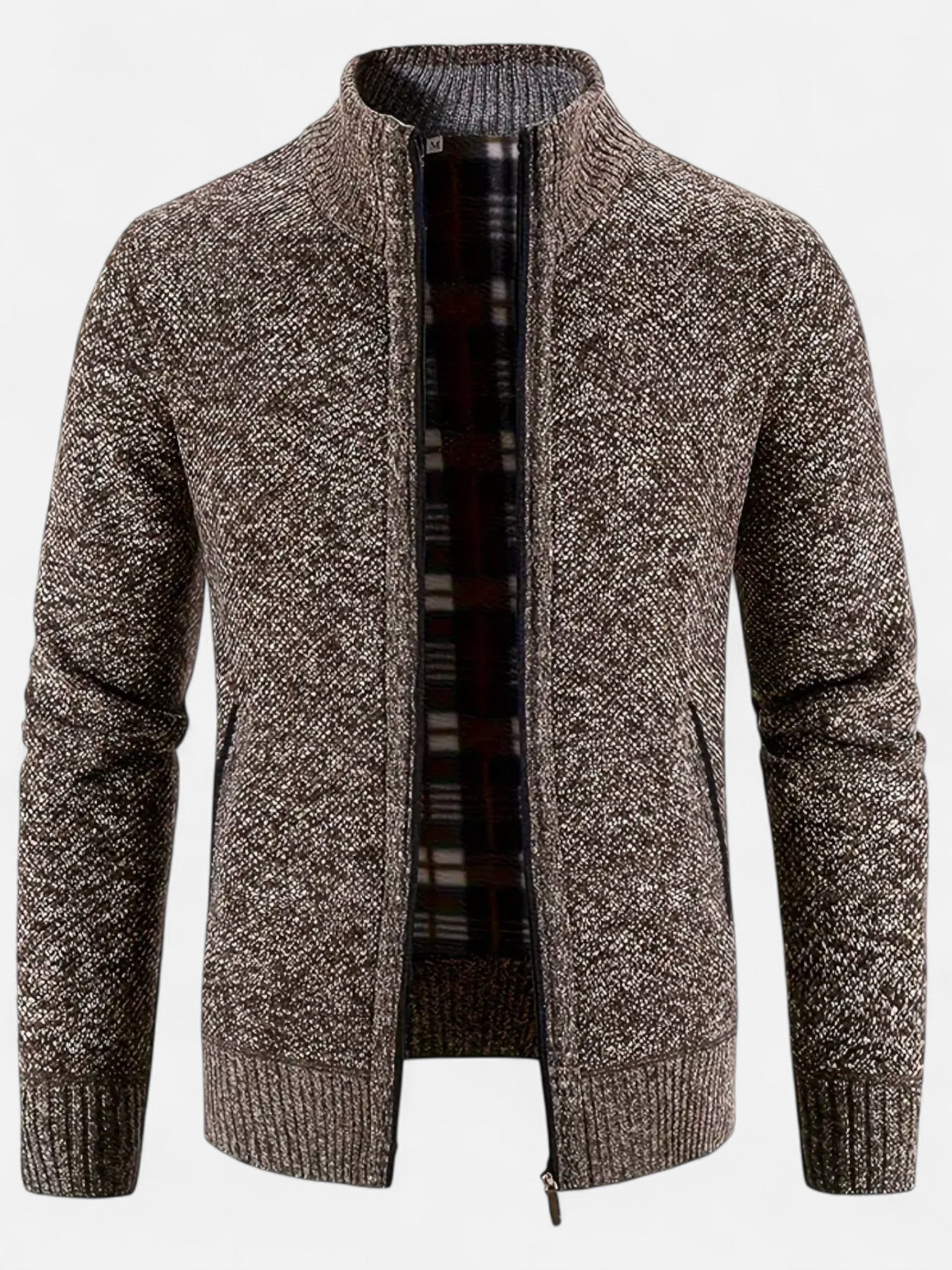 Maisonancien | Męski Sweter Zimowy na Zamek – Golf i Dzianina Premium