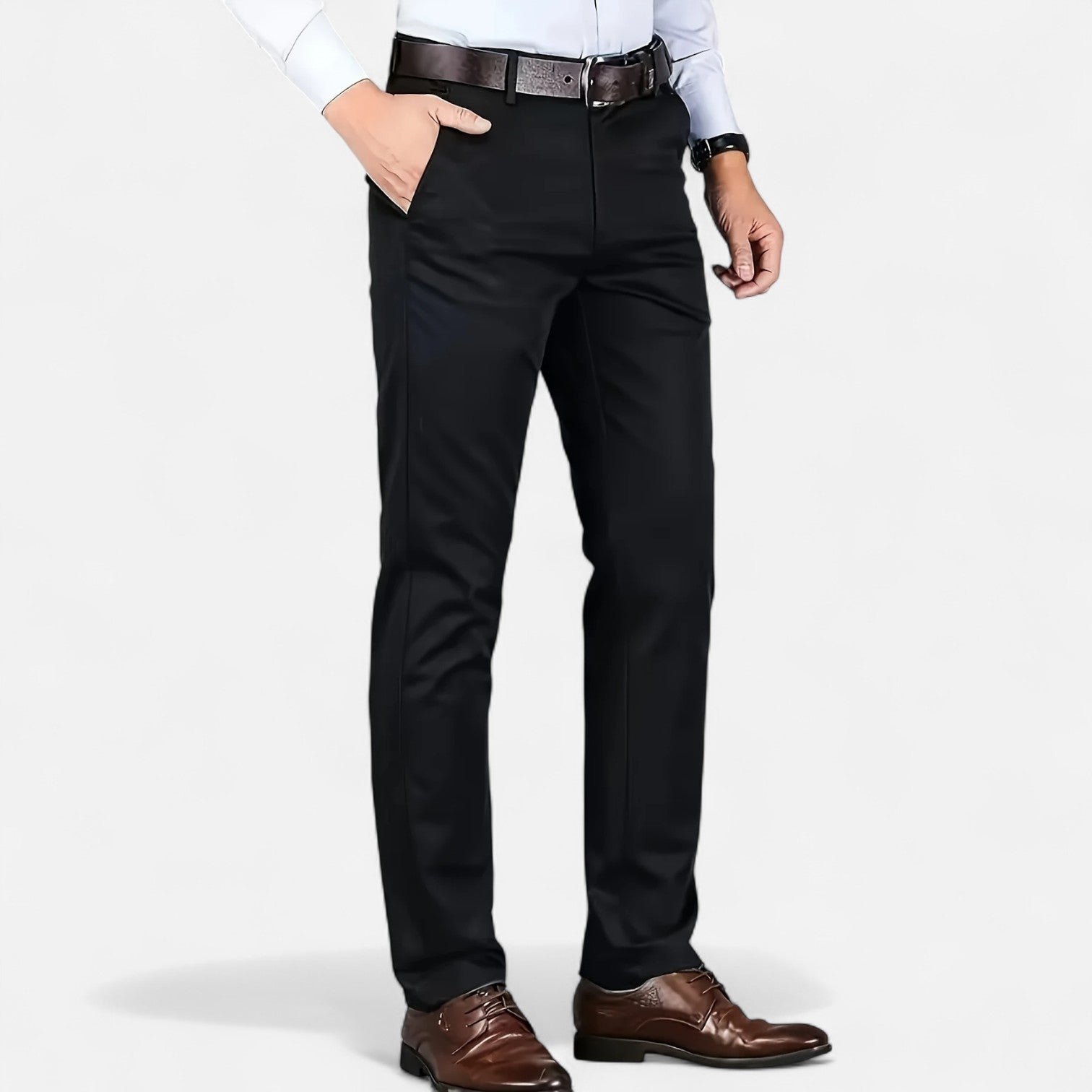 Maisonancien | Męskie spodnie business – styl angielski codzienny