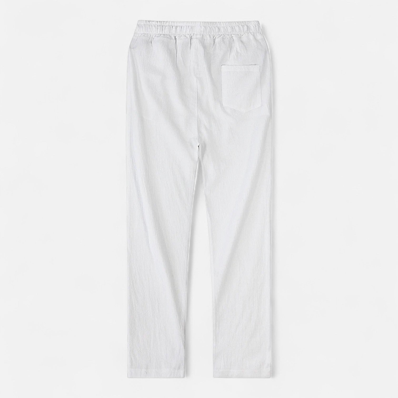 Maisonancien | Mężczyzna Casual Spodnie Ankle-Length z Elastycznym Pasem