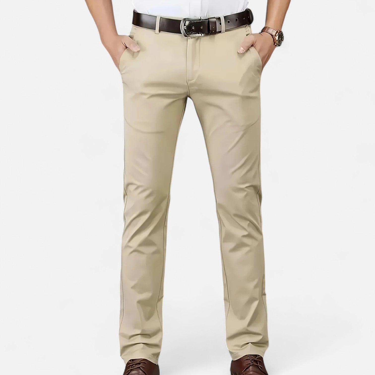 Maisonancien | Męskie spodnie business – styl angielski codzienny