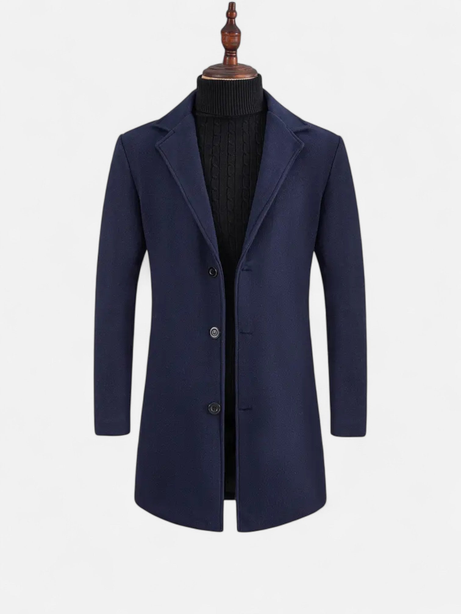 Maisonancien | Męski Płaszcz Zimowy – Slim Fit Elegance