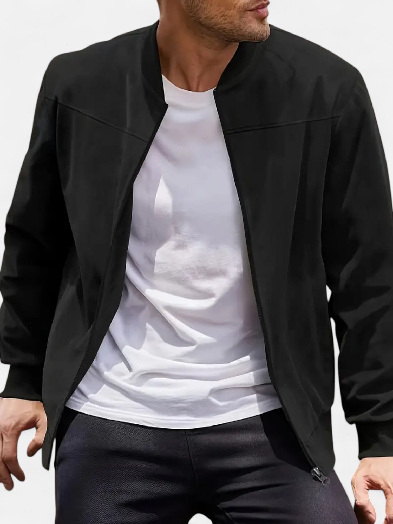 Maisonancien | Męska Kurtka Aksamitna – Casual Retro na Zamek