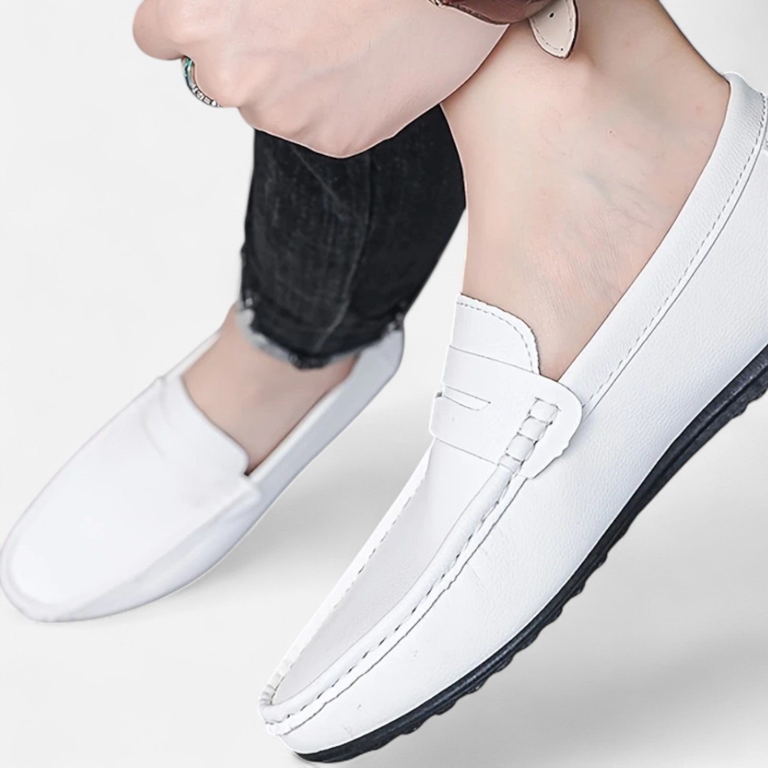 Maisonancien | Męskie penny loafers – klasyka i komfort