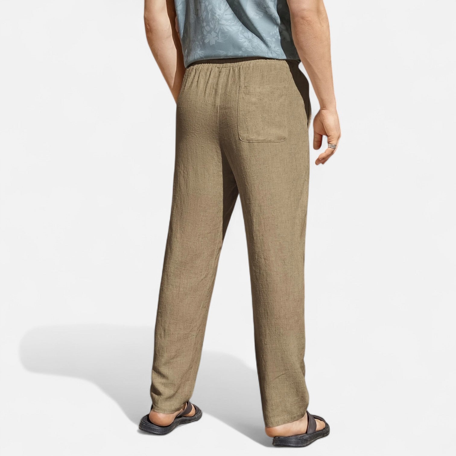 Maisonancien | Męskie spodnie letnie – styl angielski z luzem