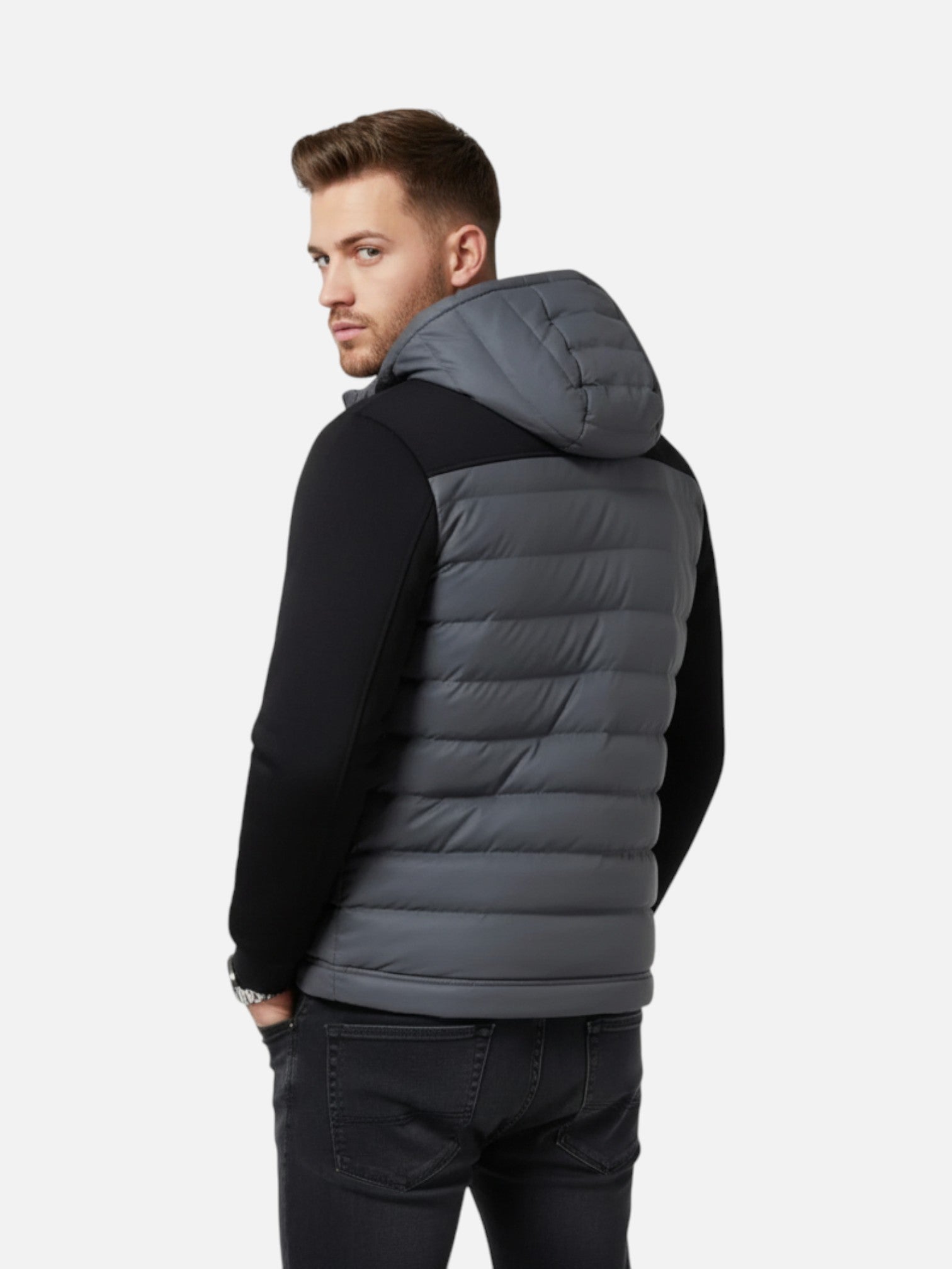 Maisonancien | Męska Hybrydowa Kurtka Premium – Styl i Funkcjonalność