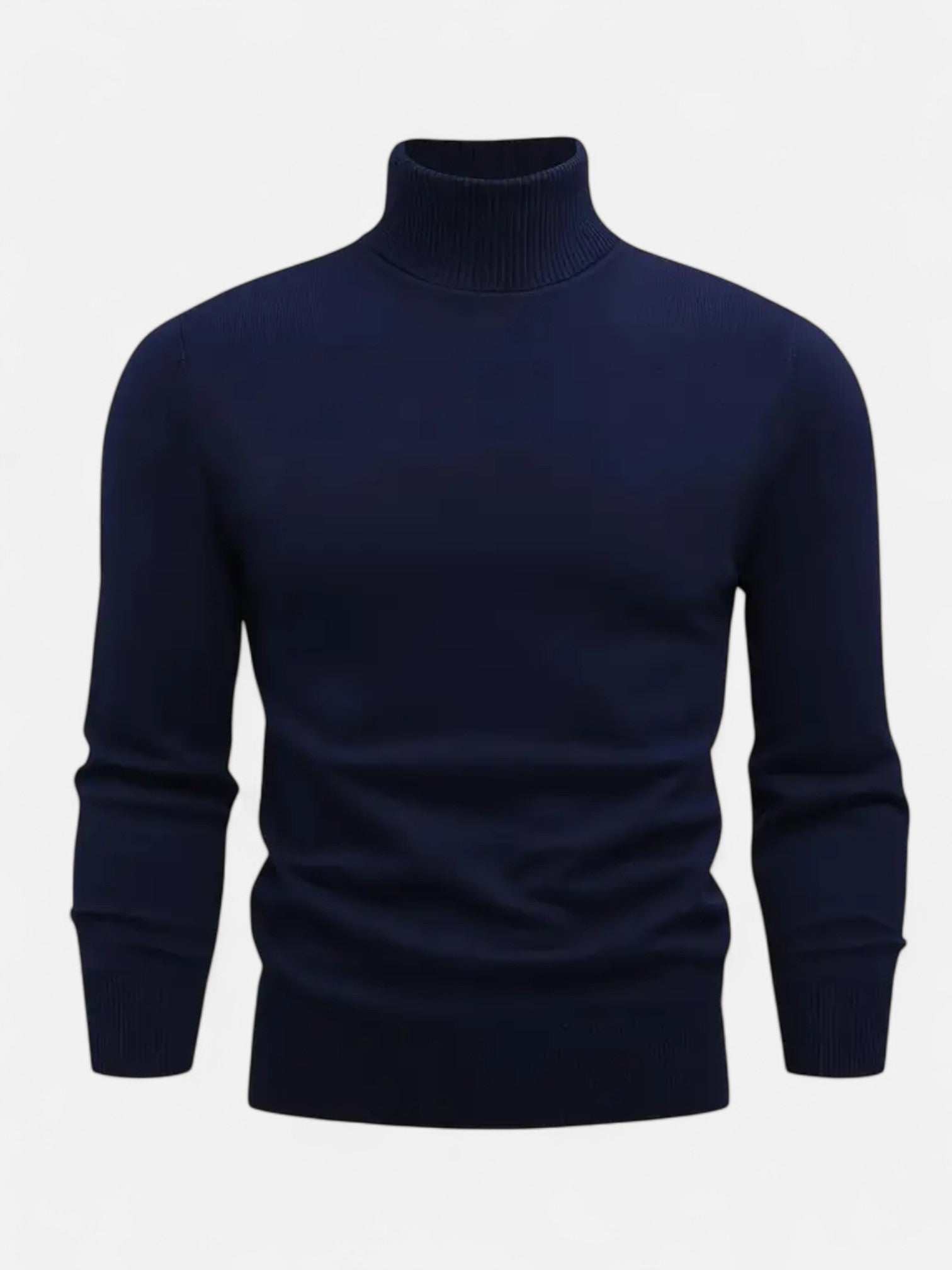 Maisonancien | Męski Sweter Zimowy – Golf High Neck Casual Elegance