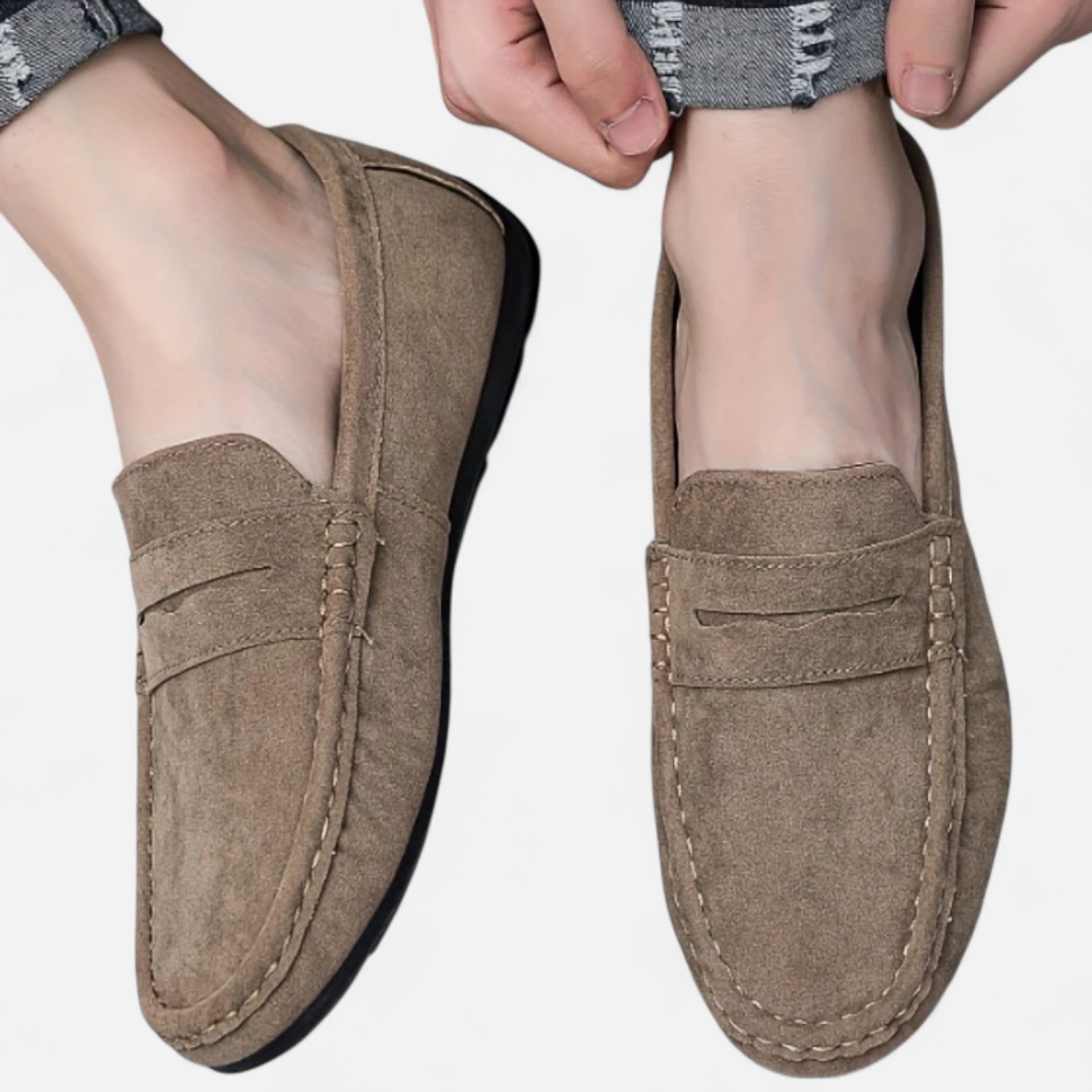 Maisonancien | Męskie penny loafers – klasyka i komfort