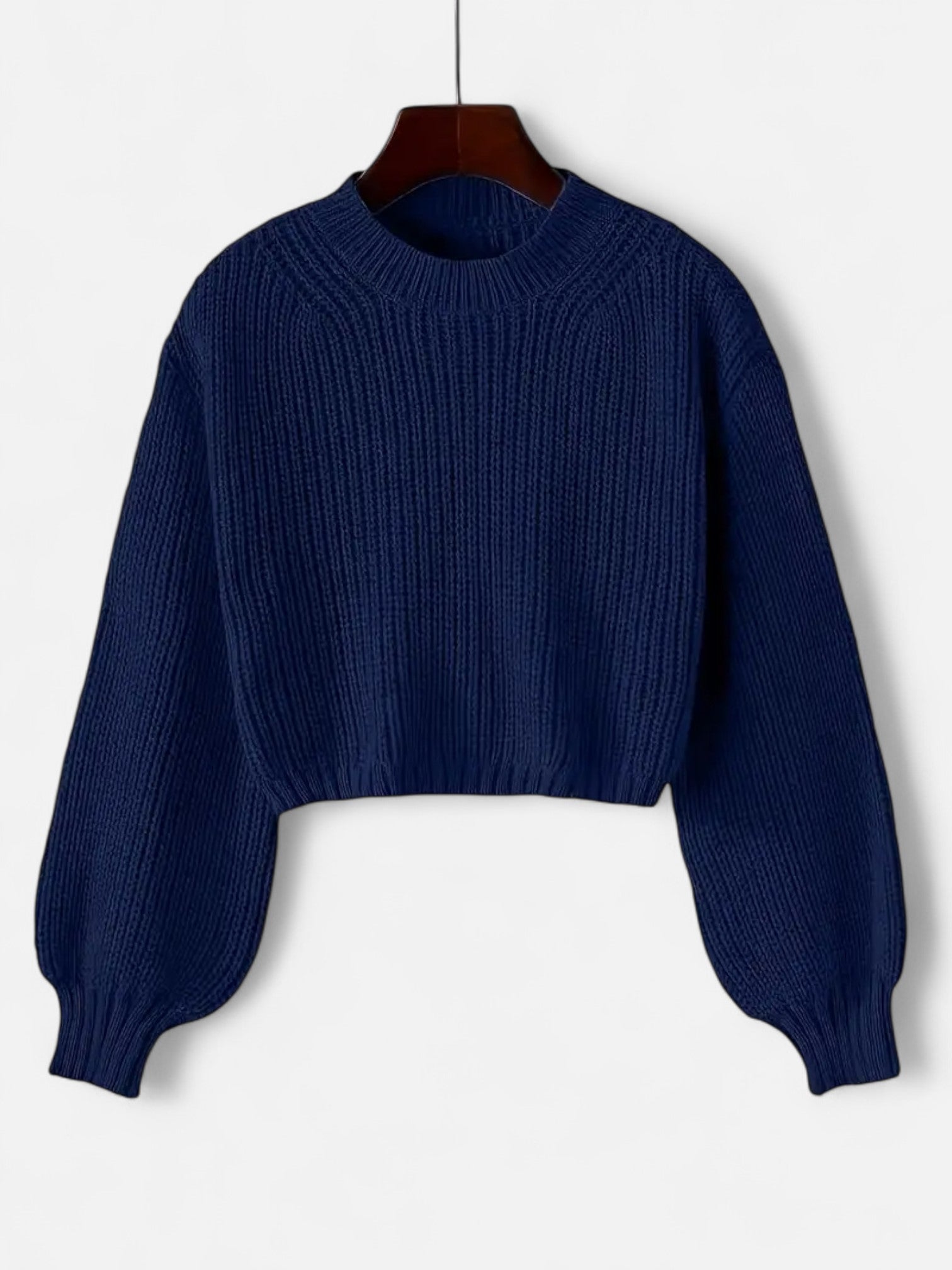 Maisonancien | Damski sweter z bufiastymi rękawami