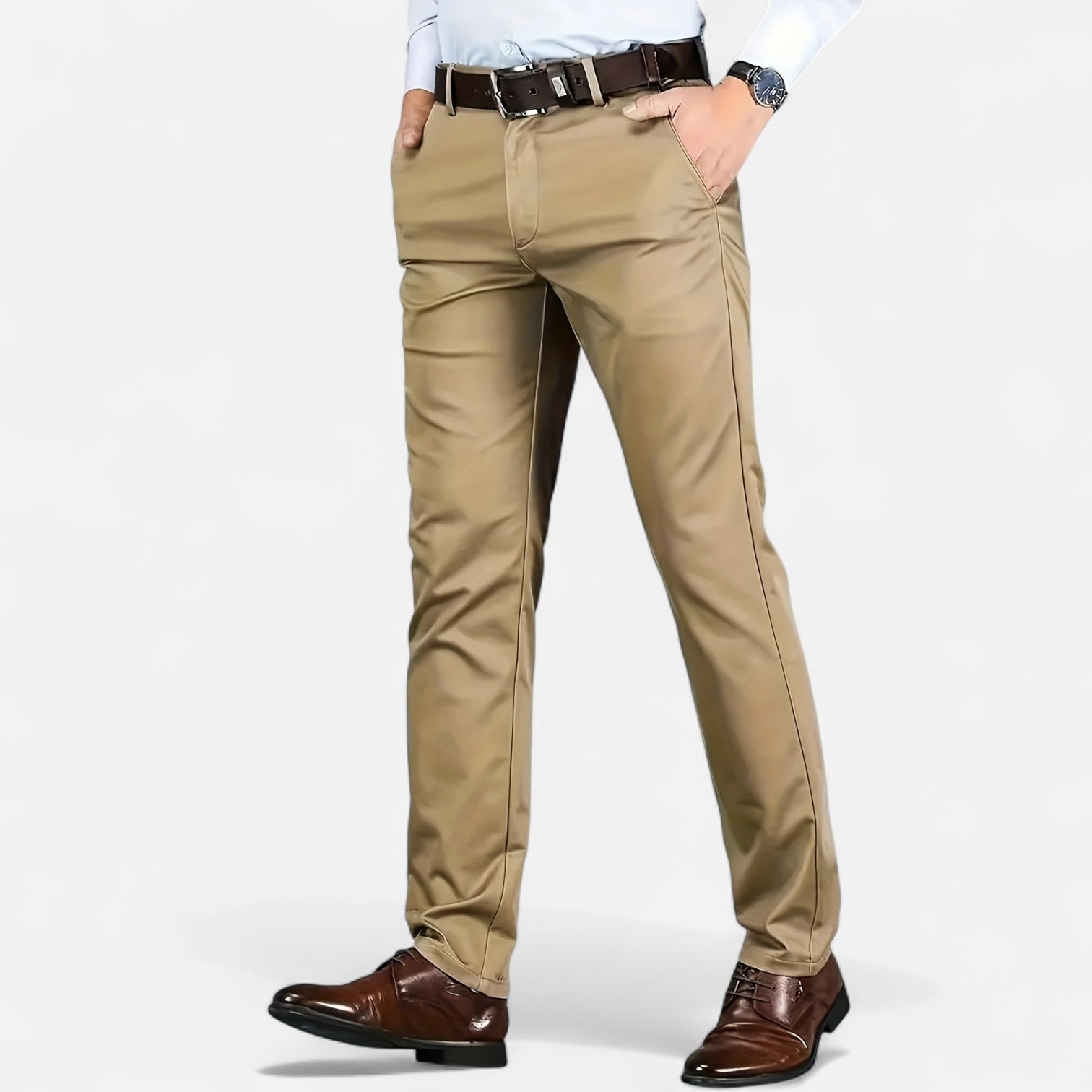 Maisonancien | Męskie spodnie business – styl angielski codzienny