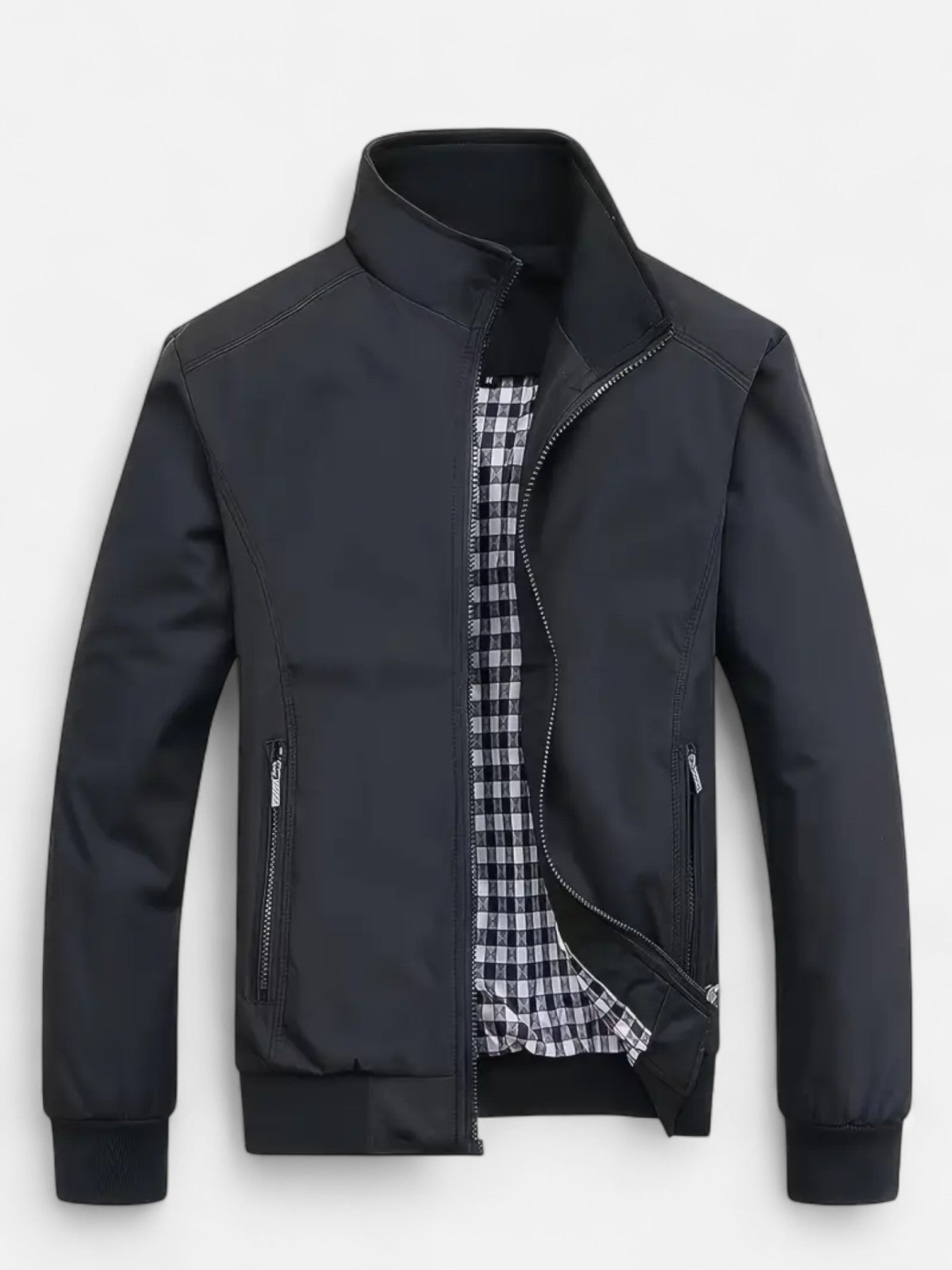 Maisonancien | Męska bomberka w odcieniu jasnej szarości