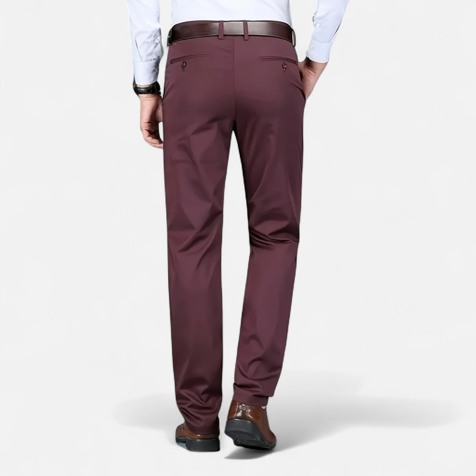 Maisonancien | Męskie spodnie business – styl angielski codzienny