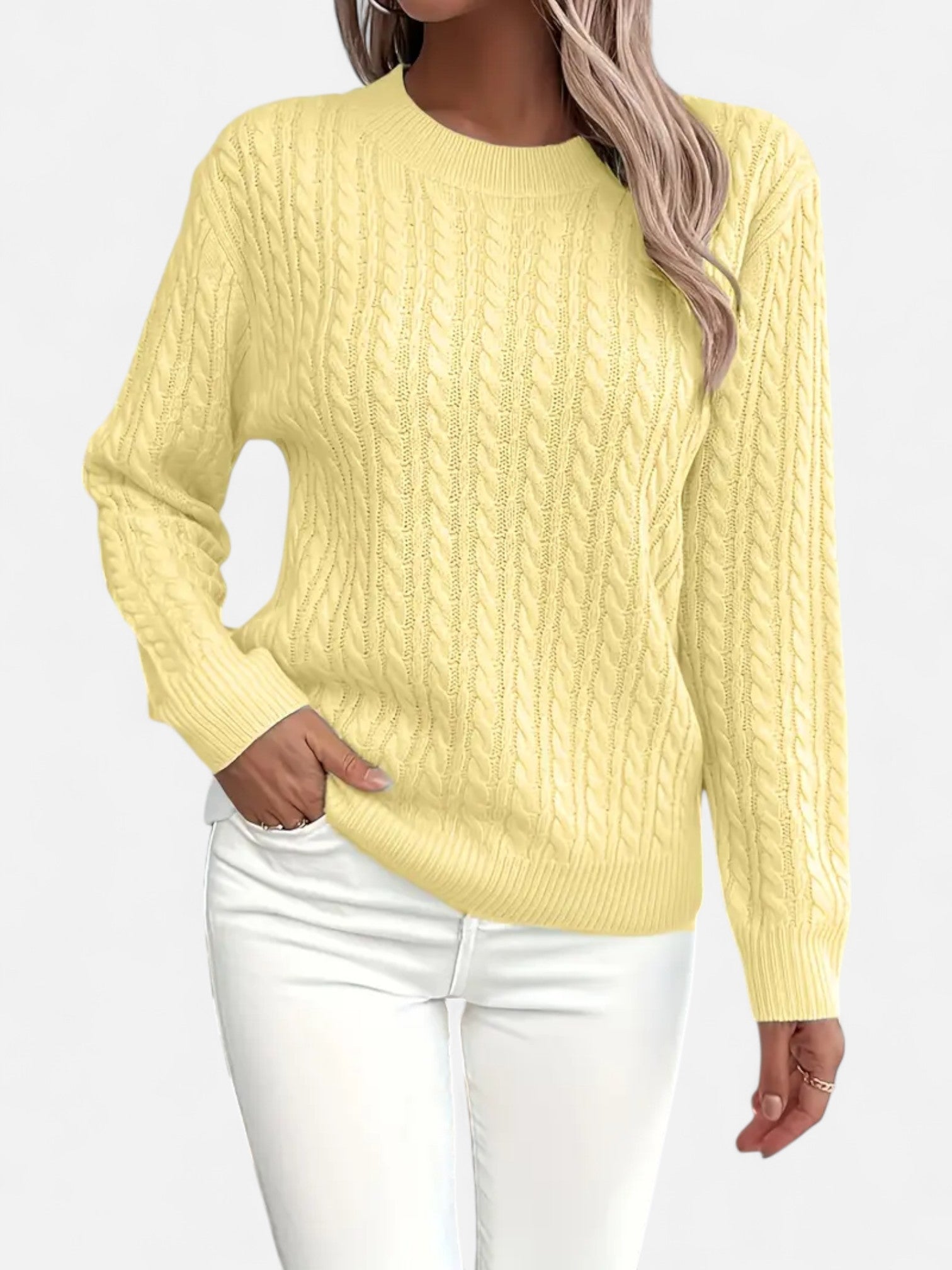 Maisonancien | Damski Sweter Oversize – Klasyczny Minimalizm