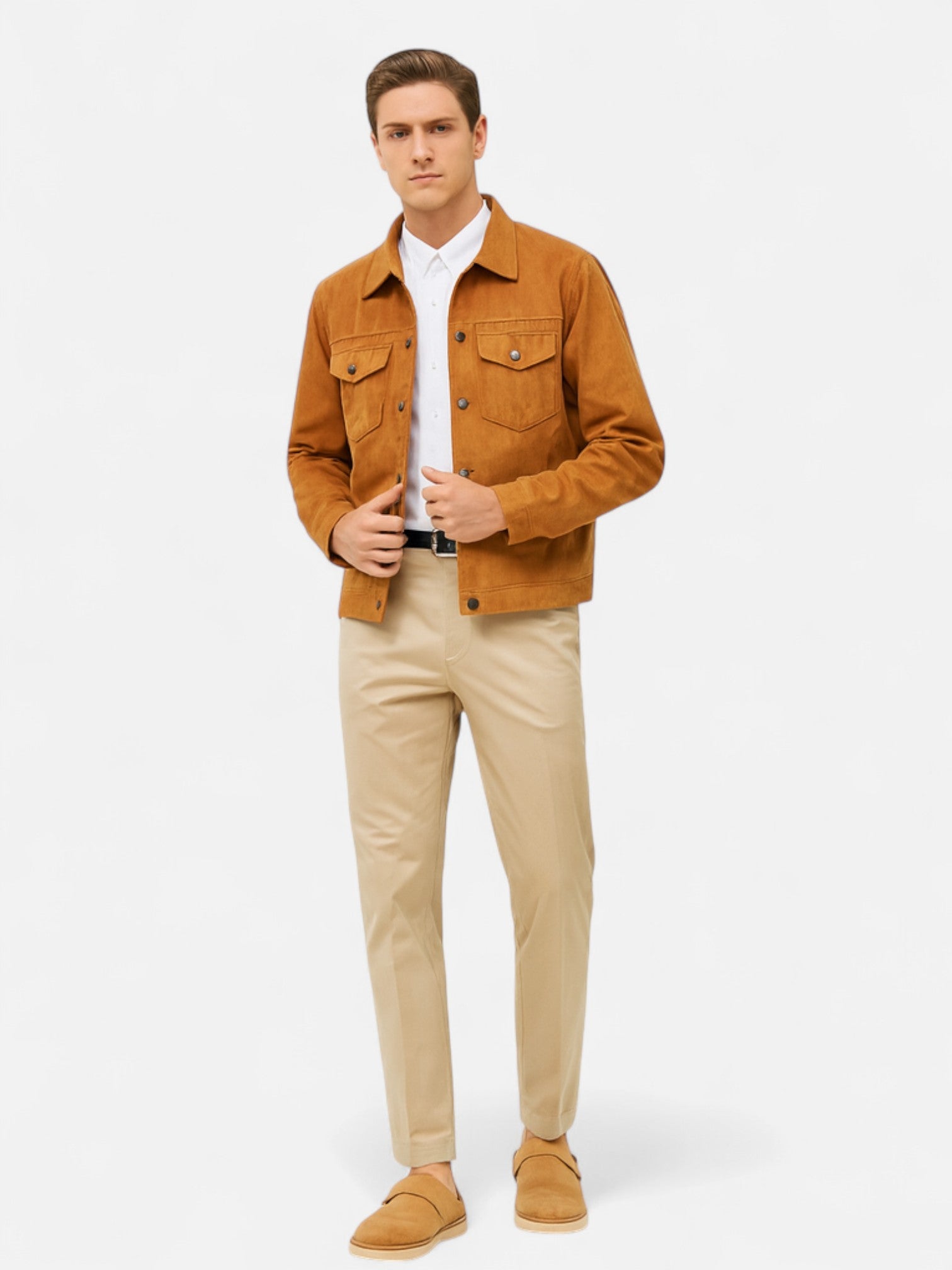 Maisonancien | Męska Marynarka Workwear Slim – Klasyczny Rewers