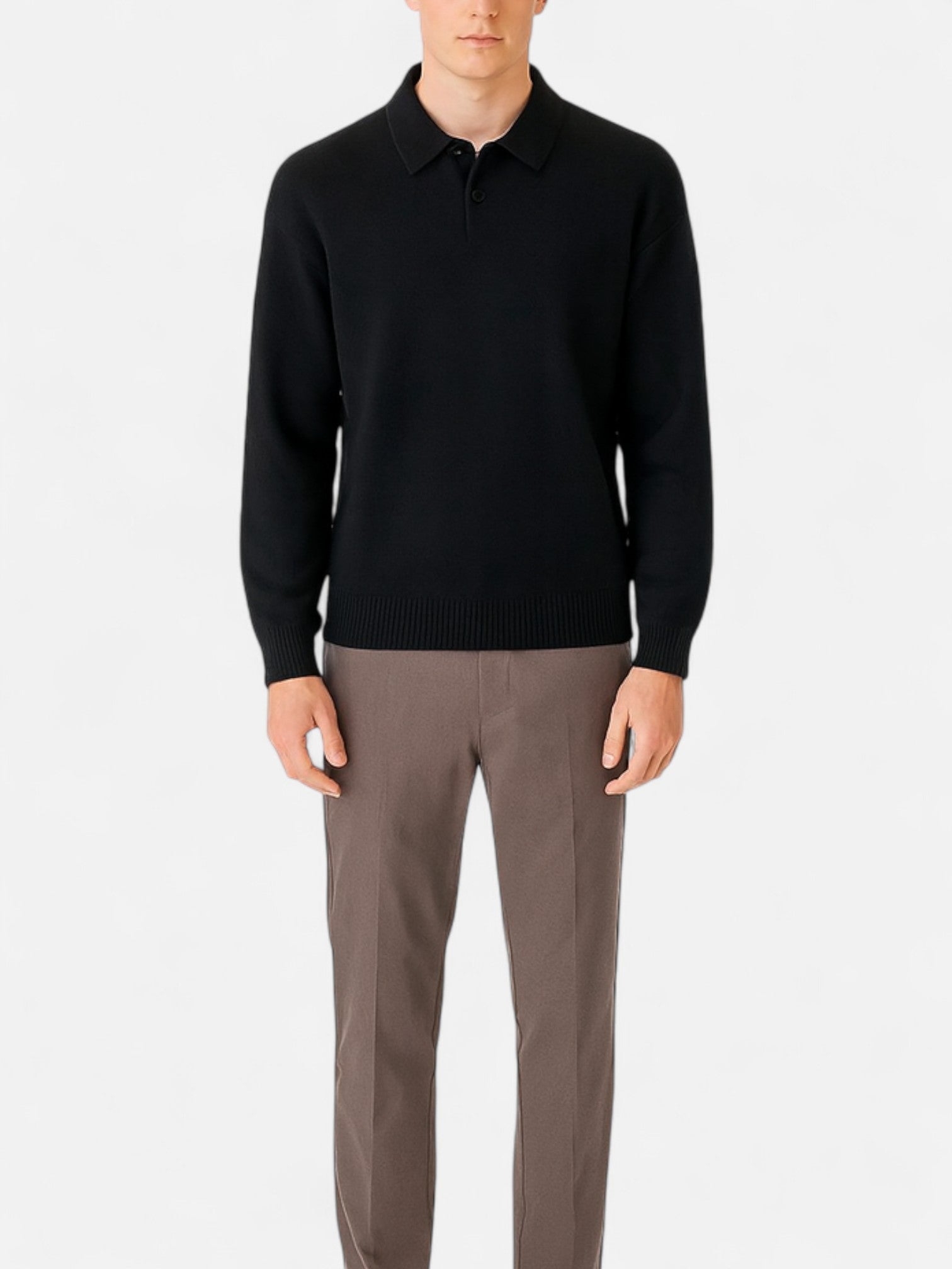 Maisonancien | Męska Kurtka Pikowana – Zimowa z Podszyciem Polarowym