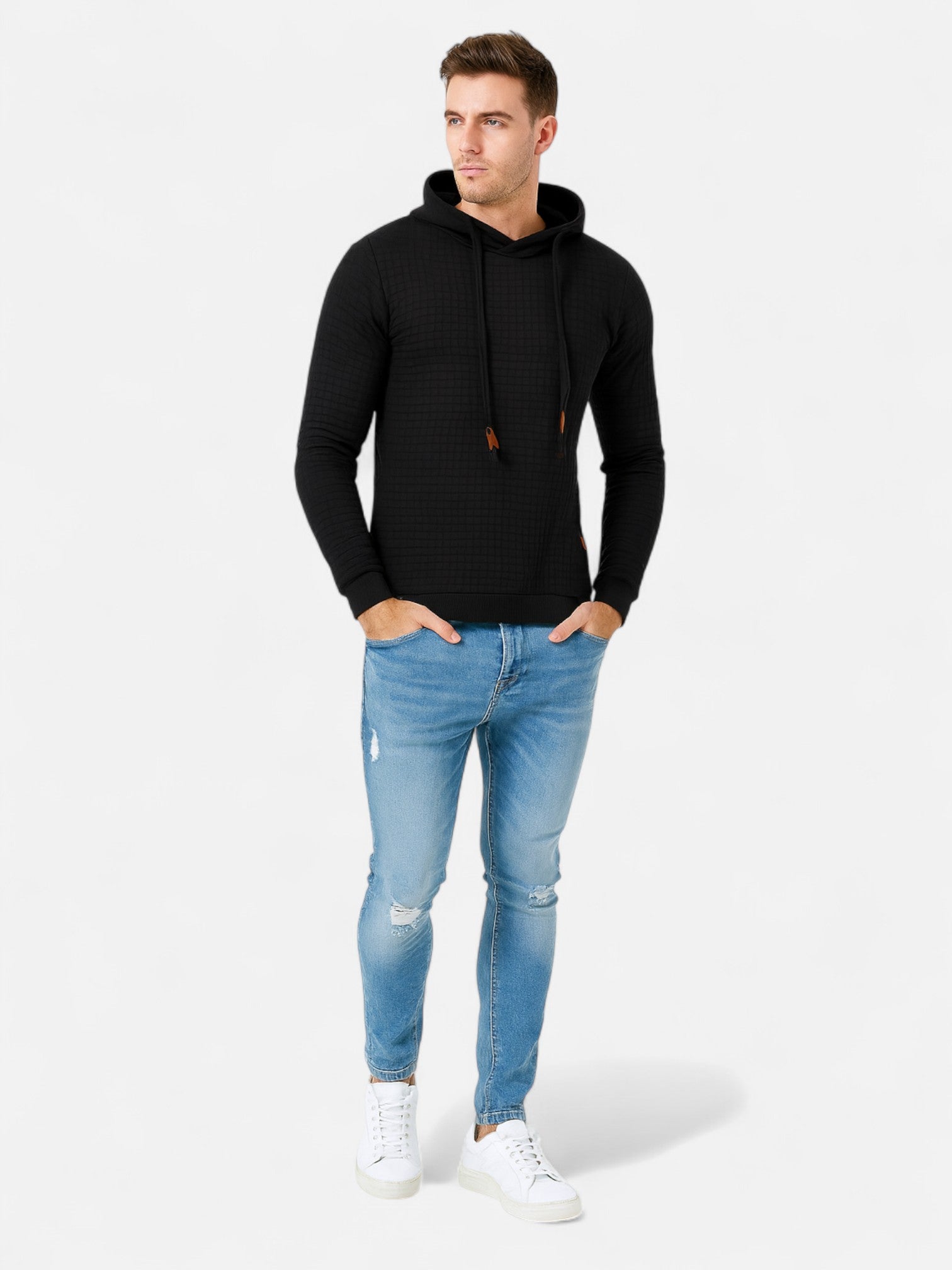 Maisonancien | Męska Bluza z Kapturem – Casual Elegancja