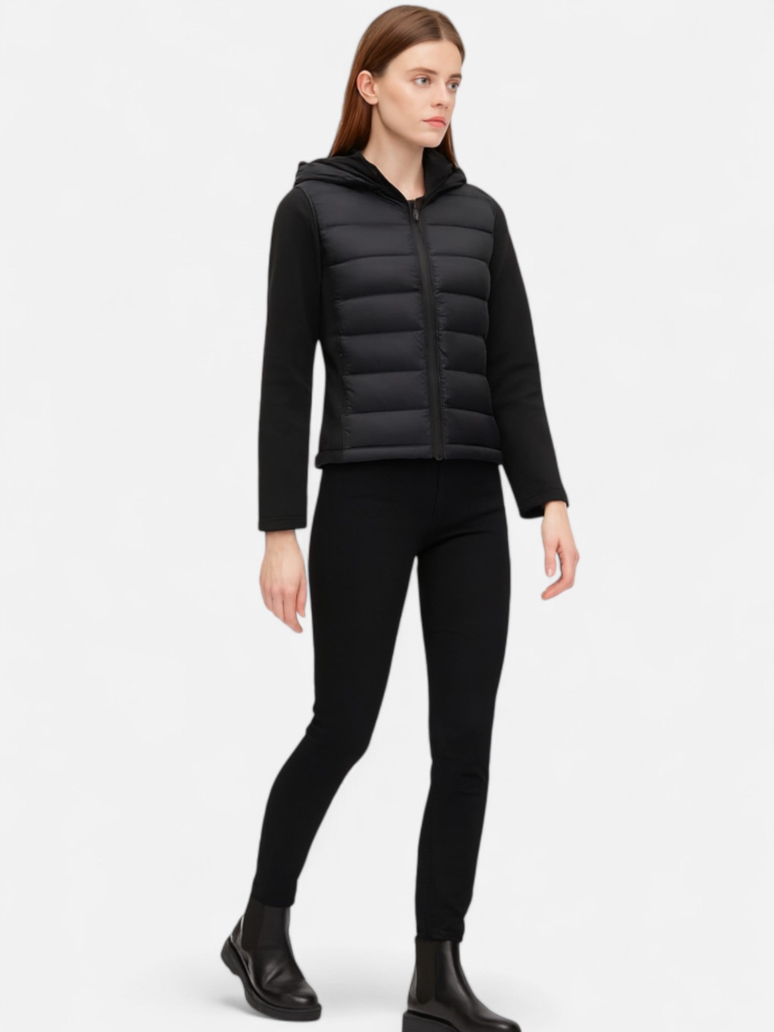 Maisonancien | Damska Lekka Kurtka Puchowa – Ciepło i Kaptur