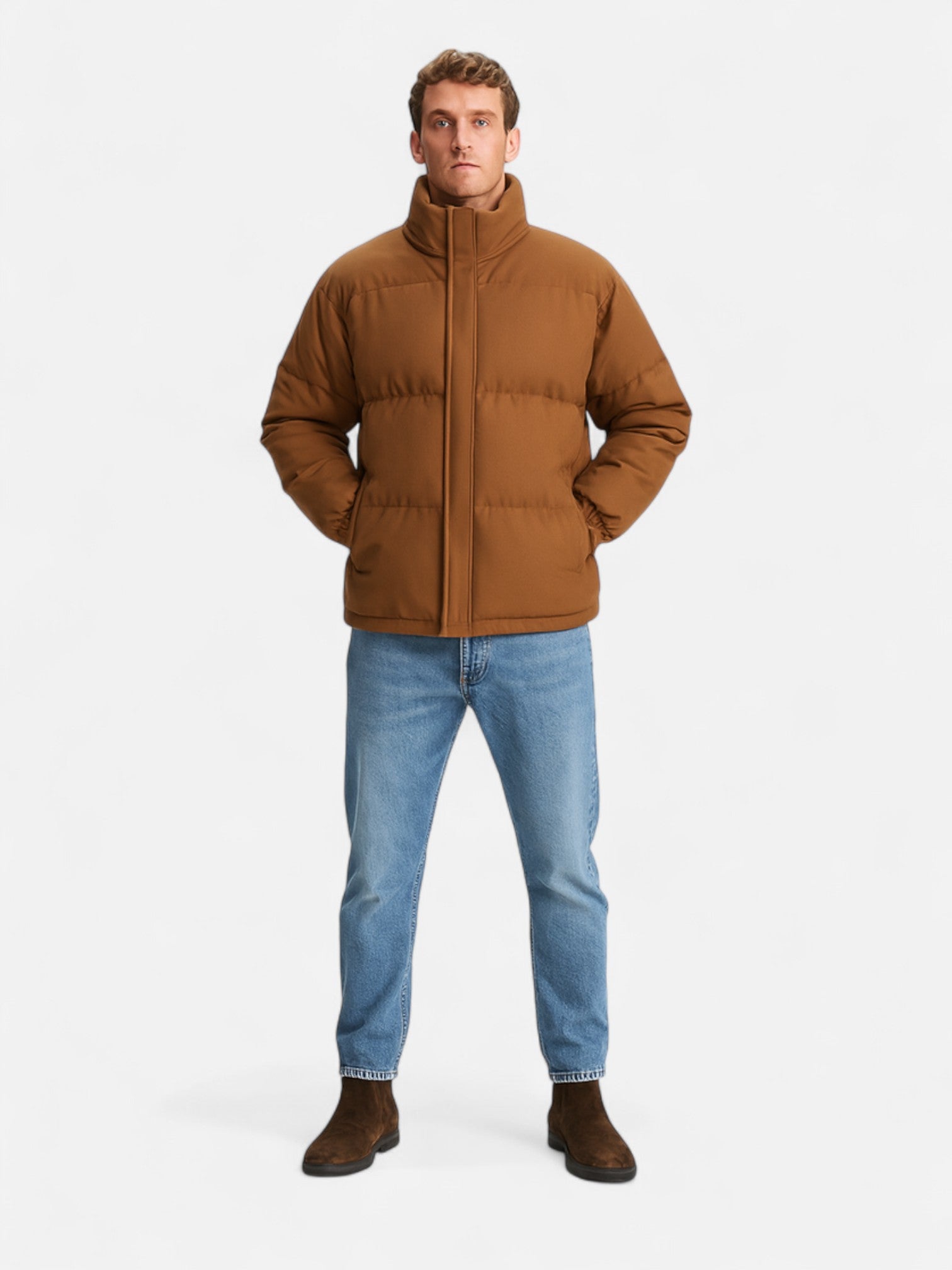 Maisonancien | Męska Kurtka Zimowa – Wodoodporna z Ociepleniem Bawełnianym