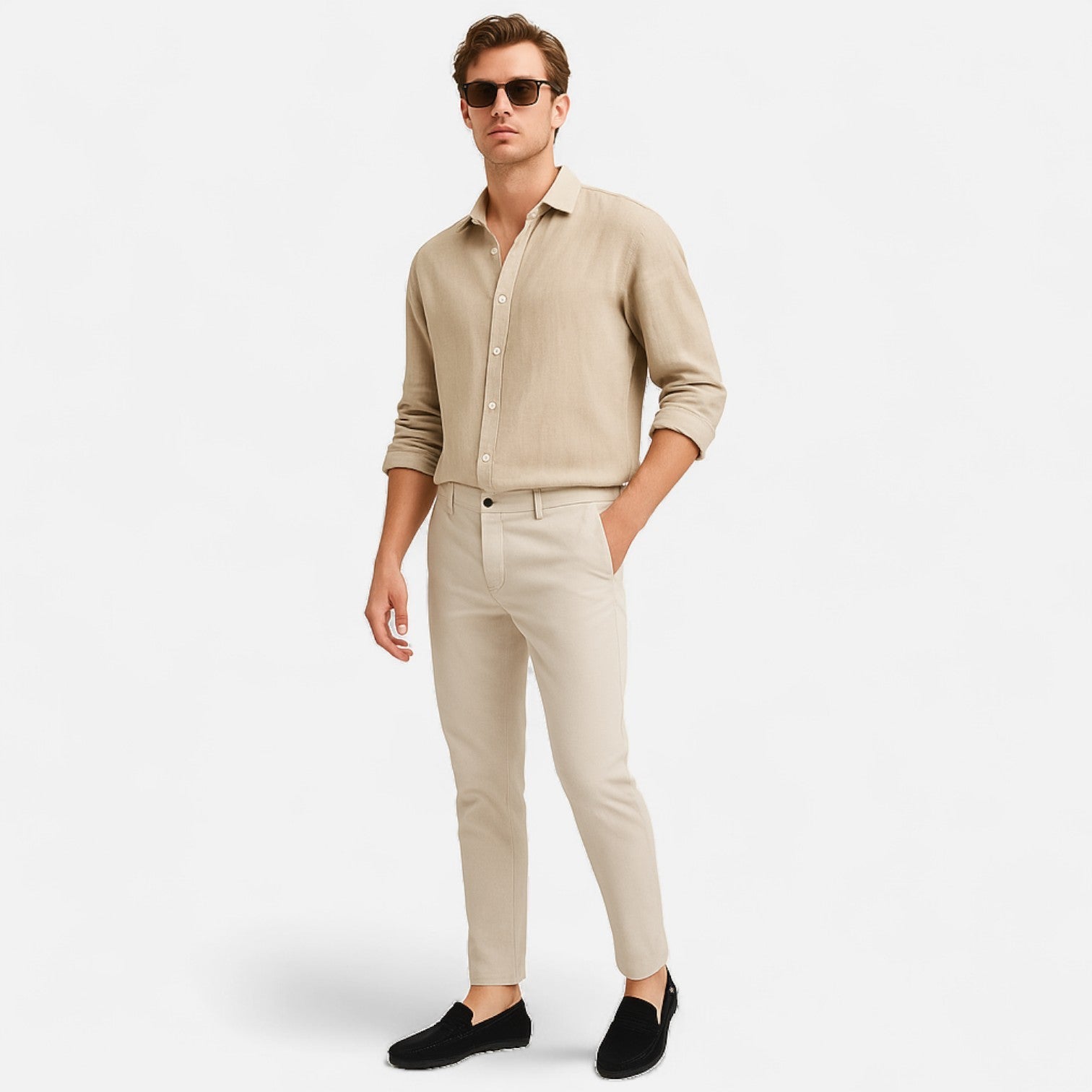 Maisonancien | Mężczyzna Penny Loafers Slip-On na Każdy Sezon