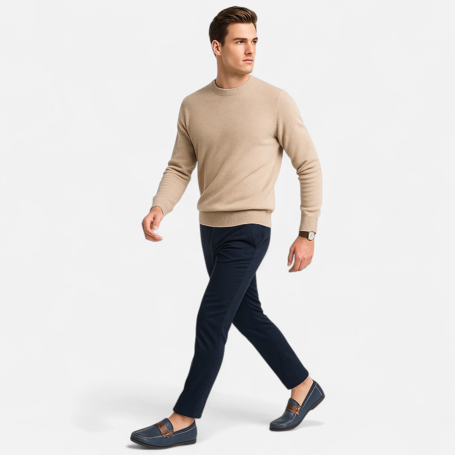 Maisonancien | Męskie penny loafers – klasyka i komfort