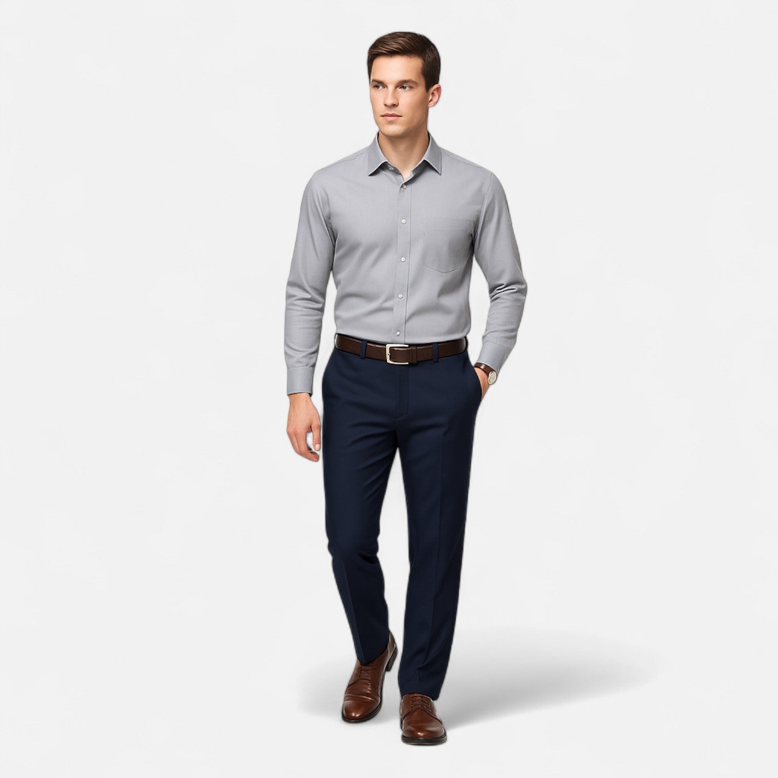 Maisonancien | Męskie spodnie business – styl angielski codzienny