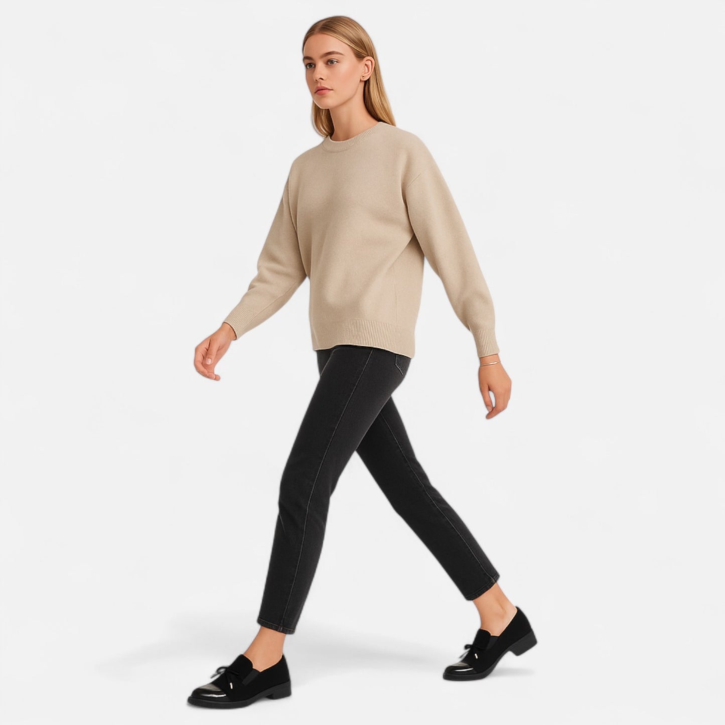 Maisonancien | Damskie loafersy Heritage – klasyczna kokarda