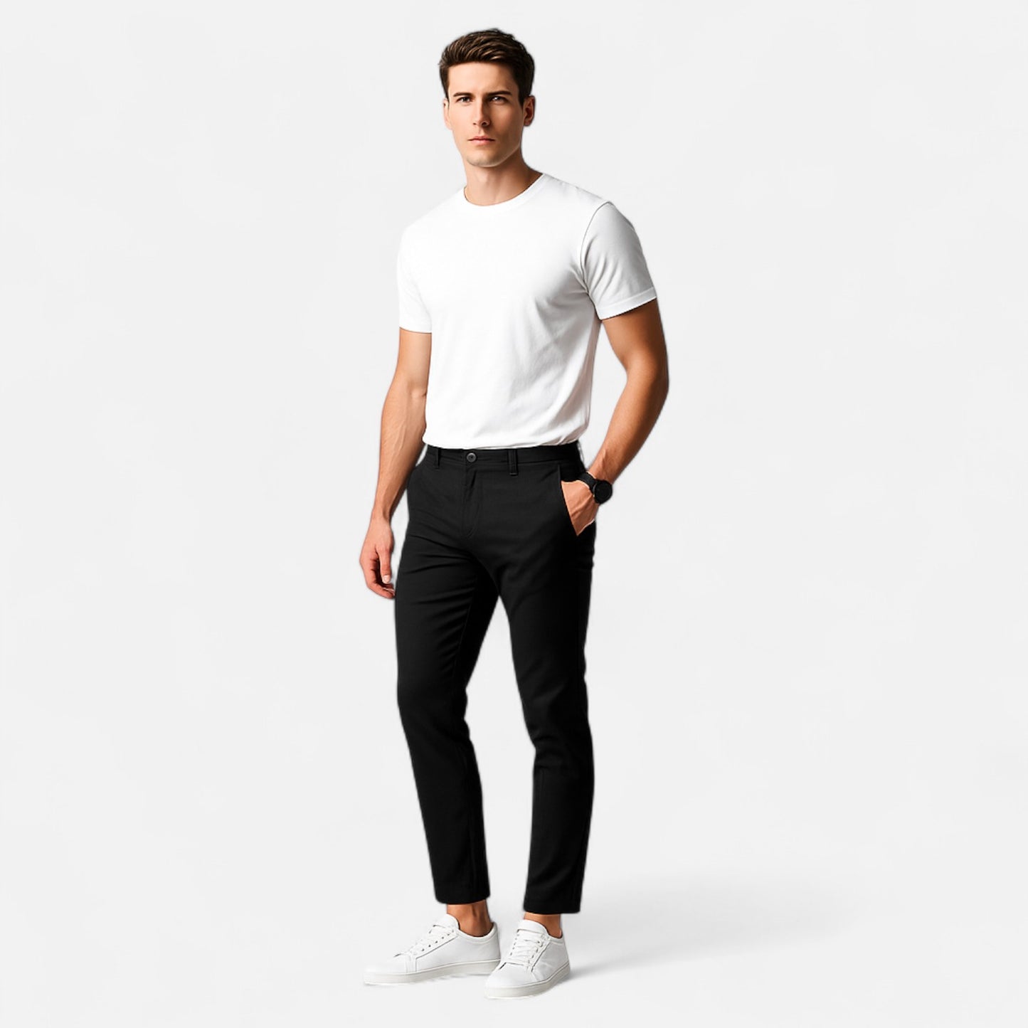 Maisonancien | Męskie spodnie slim – miejska elegancja całoroczna