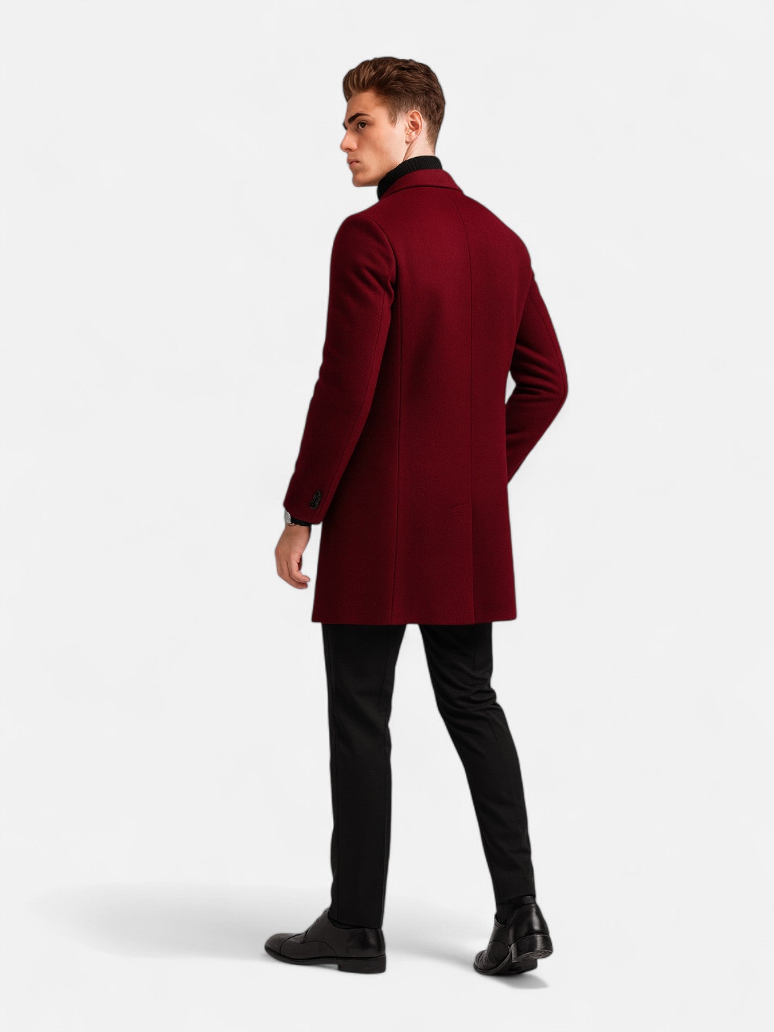 Maisonancien | Męski Płaszcz Zimowy – Slim Fit Elegance