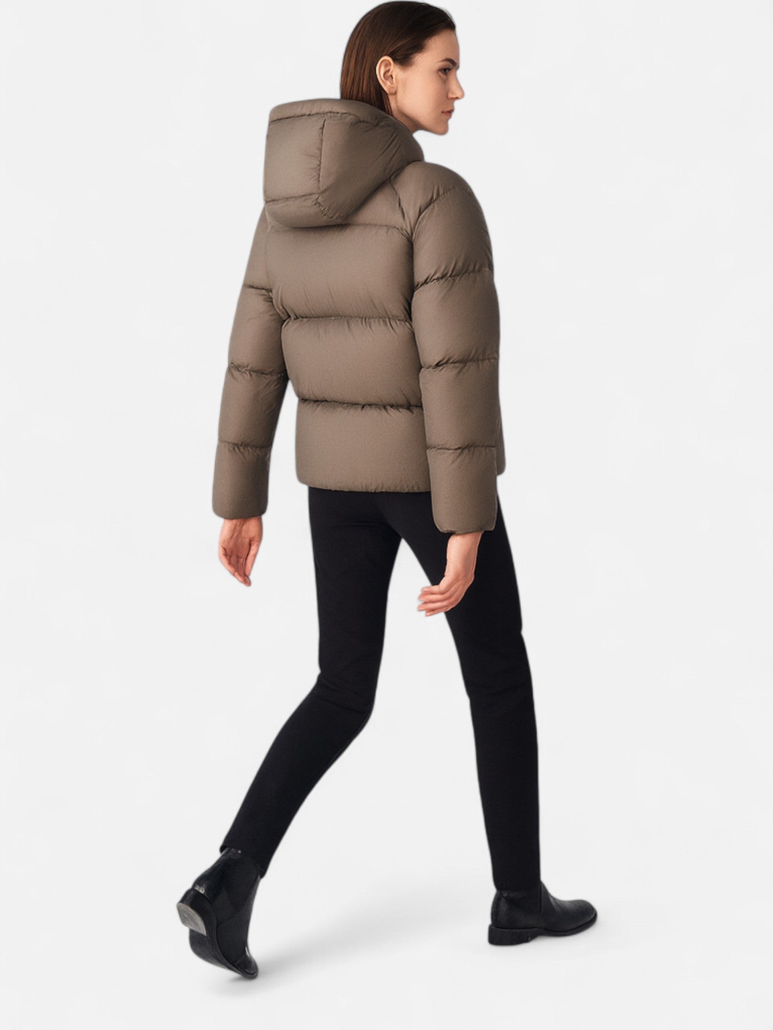 Maisonancien | Damska Kurtka Puchowa – Three-Proof z Kapturem