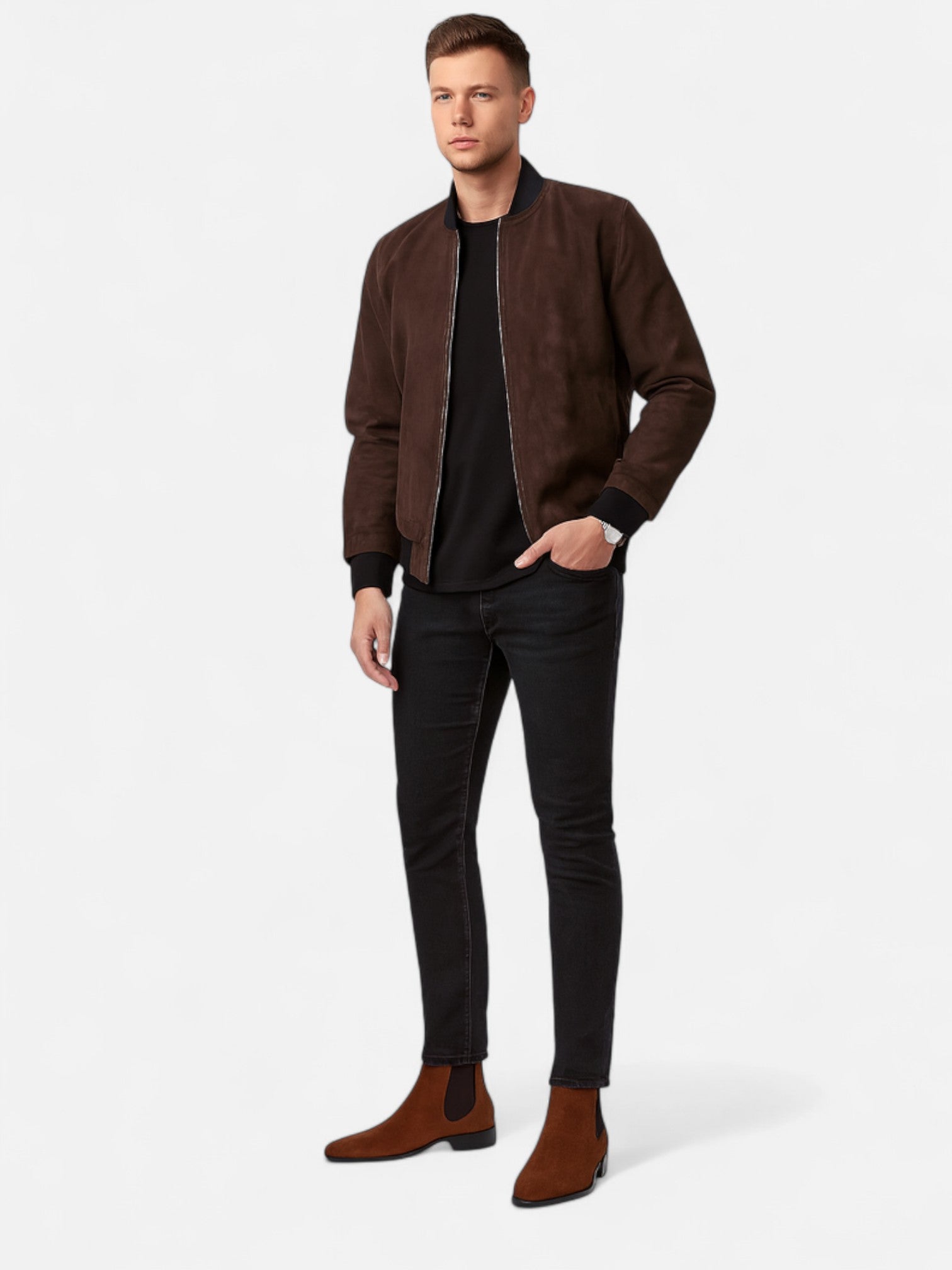 Maisonancien | Męskie Chelsea Boots – Klasyczne Sztyblety Elegance