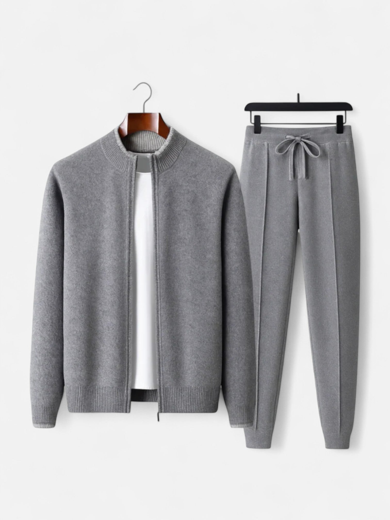 Maisonancien | Męski Wełniany Zestaw Lounge – Komfort w Stylu Heritage